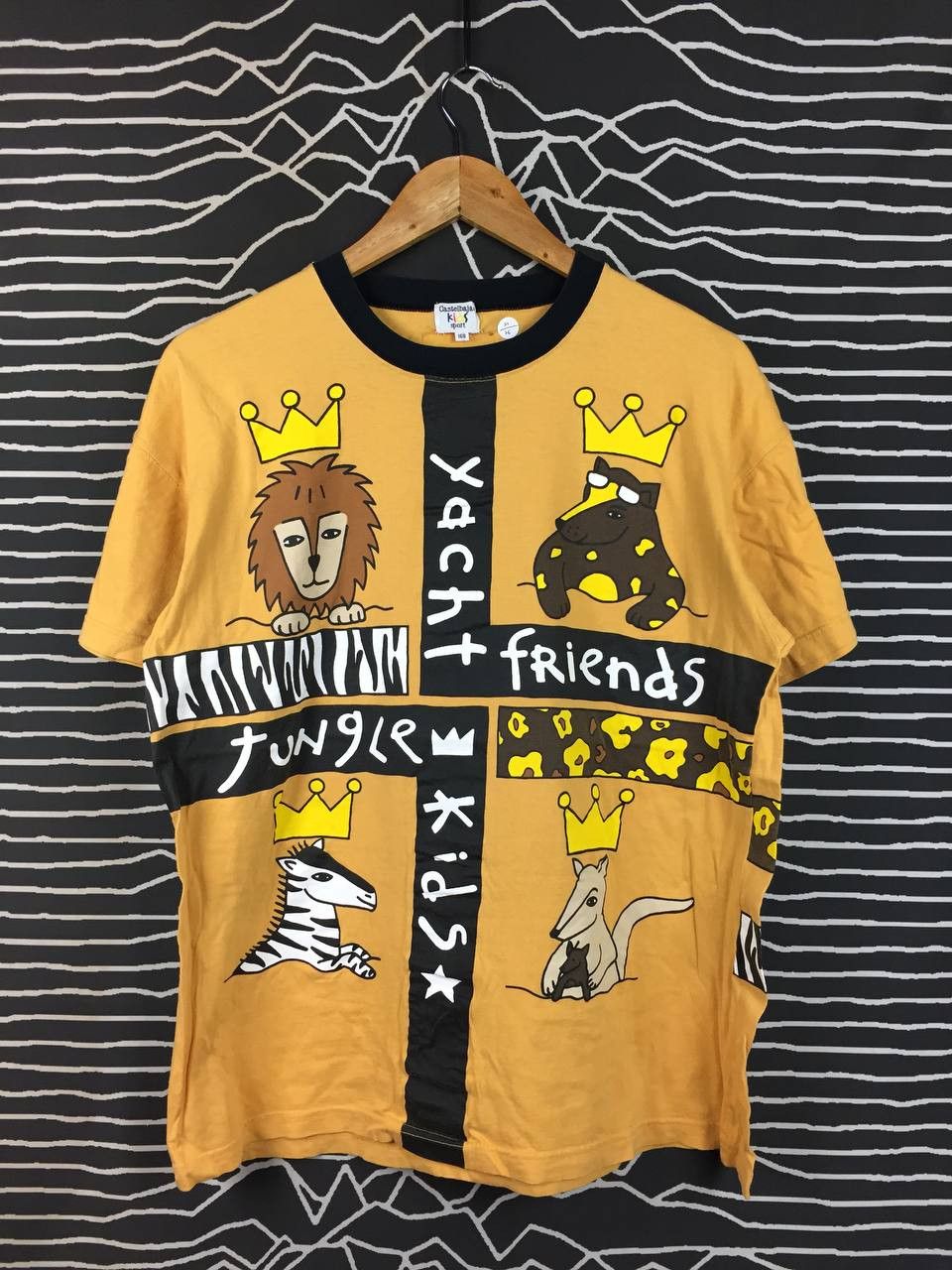 Jean Charles De Castelbajac Vtg 90s Castelbajac Kids Sport Jungle Friends Pop Art Tee Size US M / EU 48-50 / 2 - 1 Thumbnail