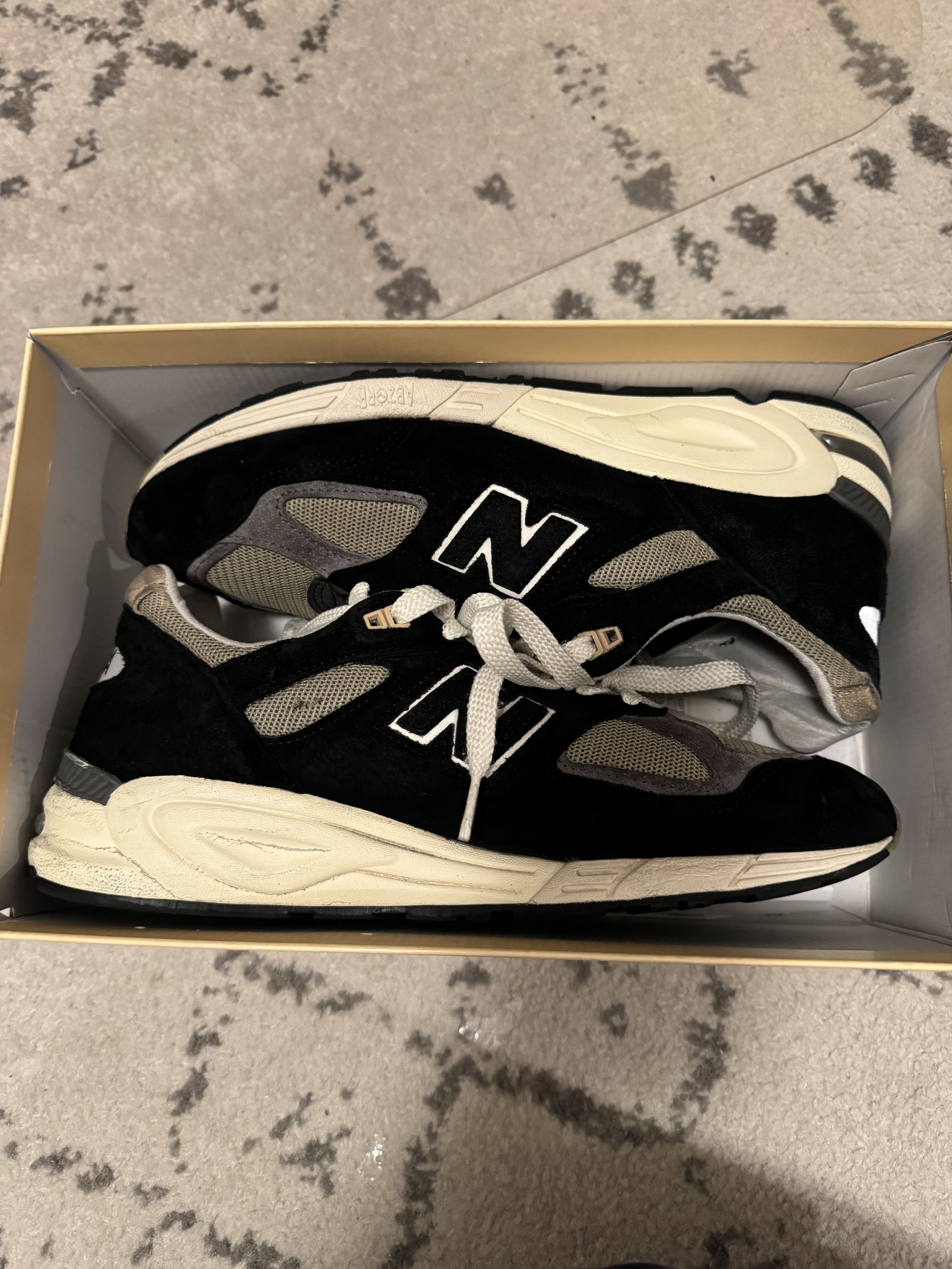 New Balance New Balance x Teddy Santis 990v2 Made in USA 'Black' Size US 10.5 / EU 43-44 - 1 Thumbnail