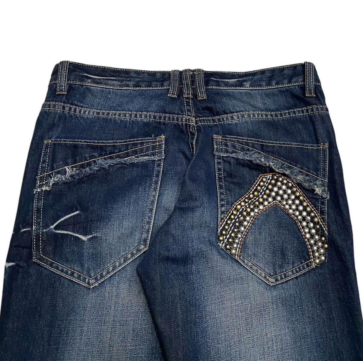 Le Grande Bleu (L.G.B.) Rare Vintage Japanese Brand Semantic Design Jeans 1990s Size US 32 / EU 48 - 4 Thumbnail