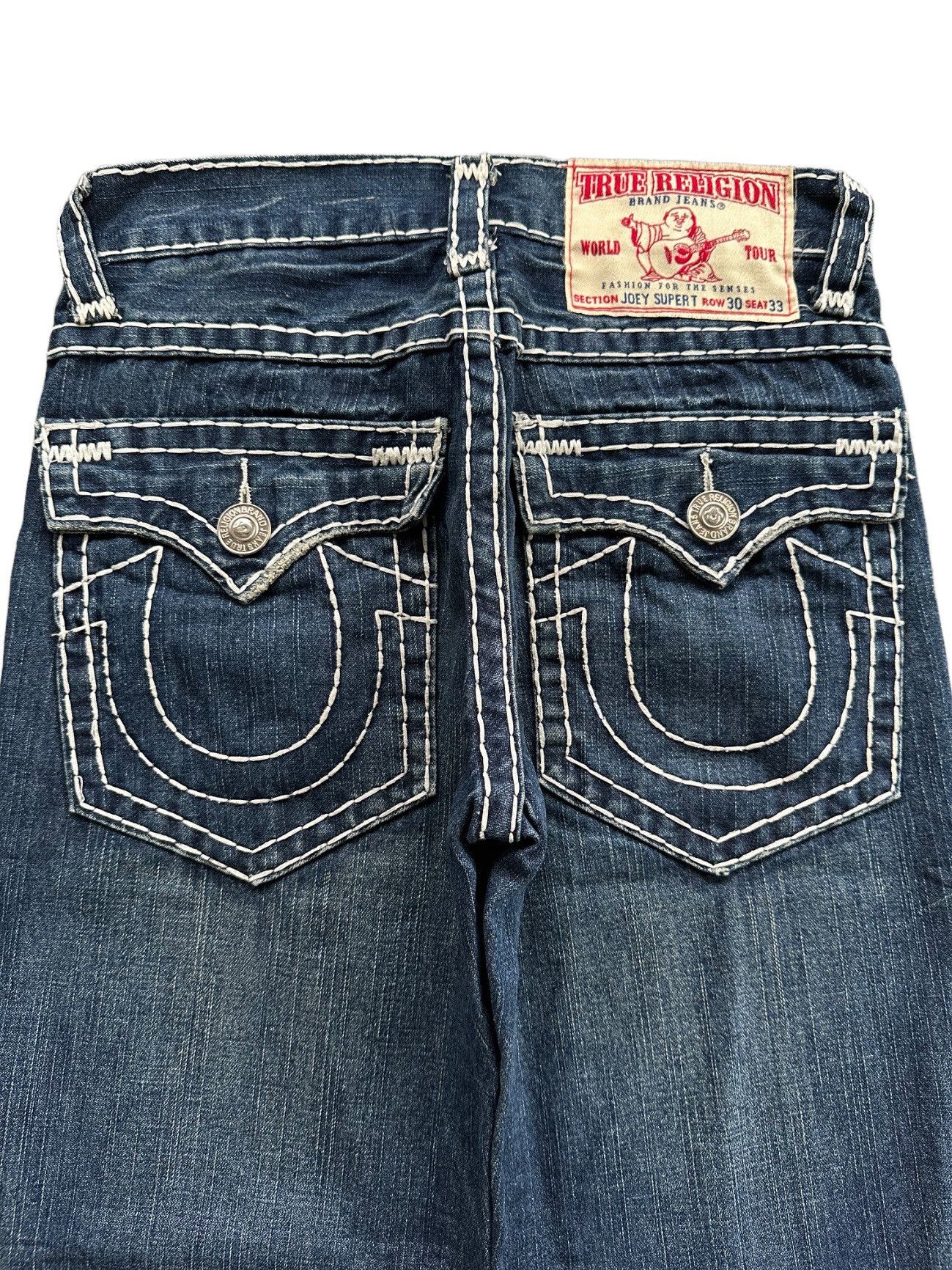 True Religion Vintage True Religion Joey Super T Denim Jeans Size US 31 - 9 Thumbnail