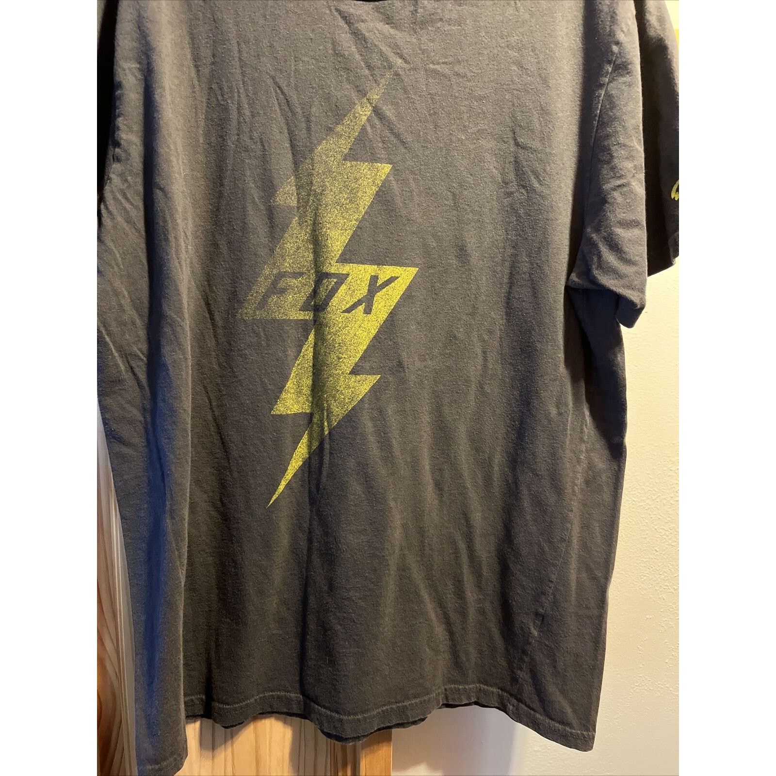 Fox Racing Fox mens XL Gray short sleeve premium cotton Graphic T-Shirt Size US XL / EU 56 / 4 - 8 Thumbnail