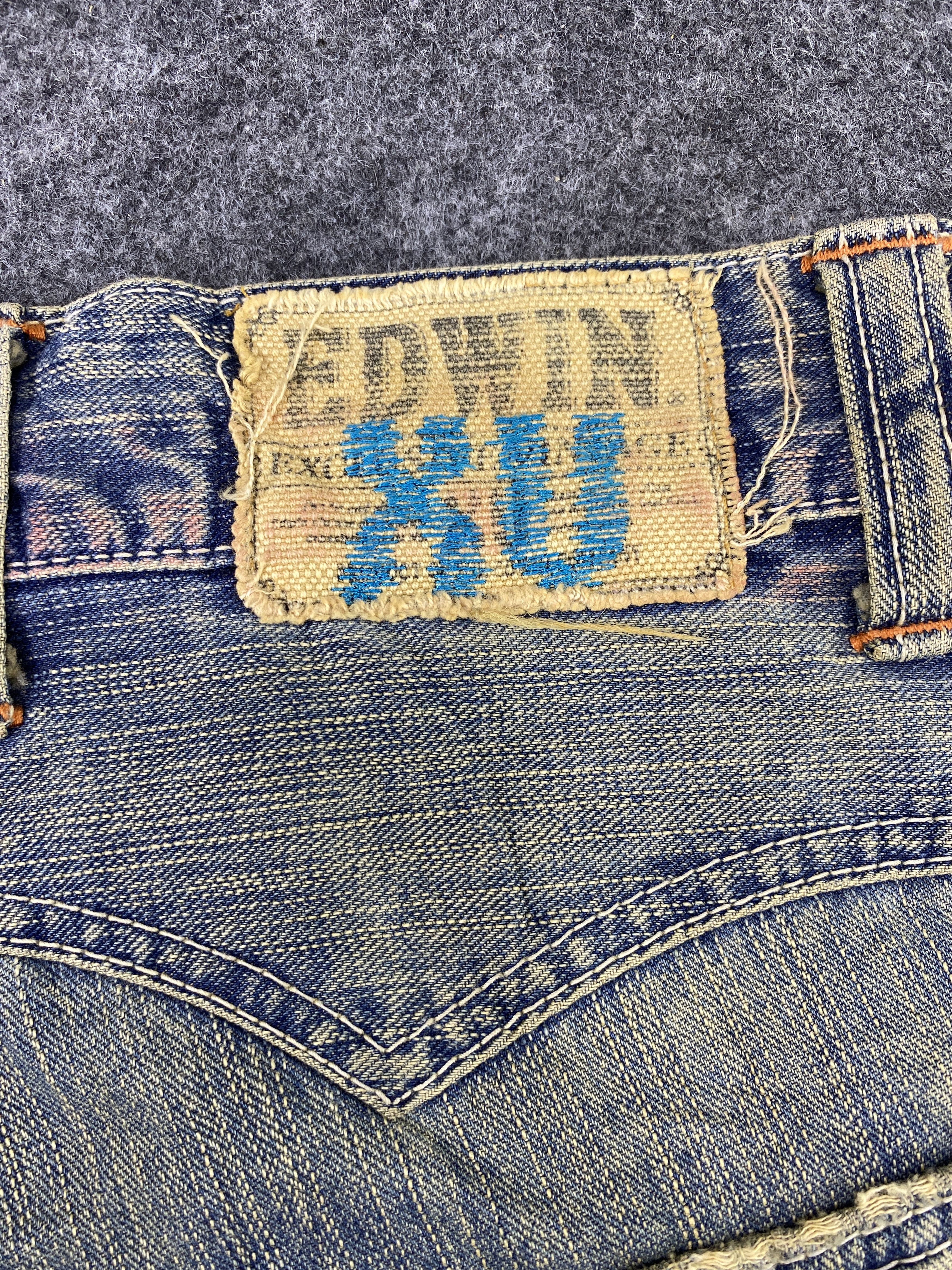 Edwin Edwin XV Blue Wash Denim - J977 Size US 34 / EU 50 - 9 Thumbnail