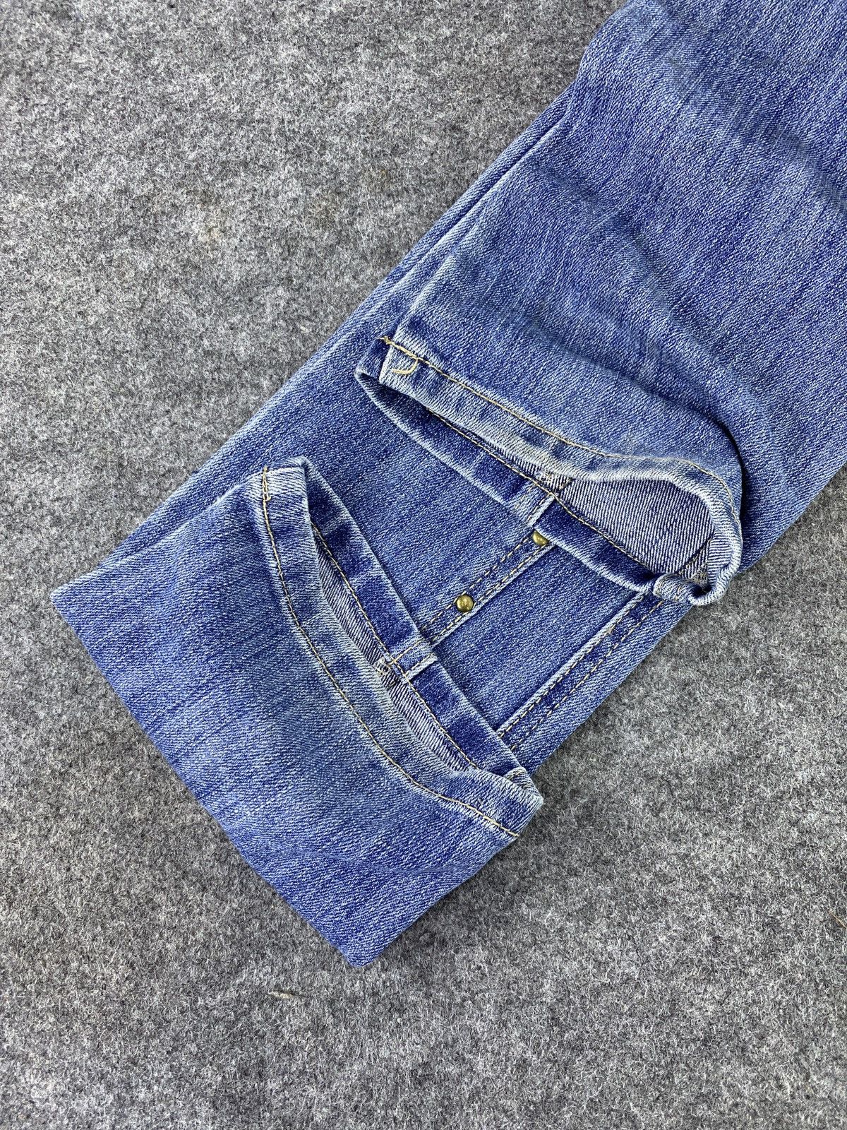 Japanese Brand Japanese Brand Karen Blue Wash Jeans - J1023 Size 29" - 11 Thumbnail