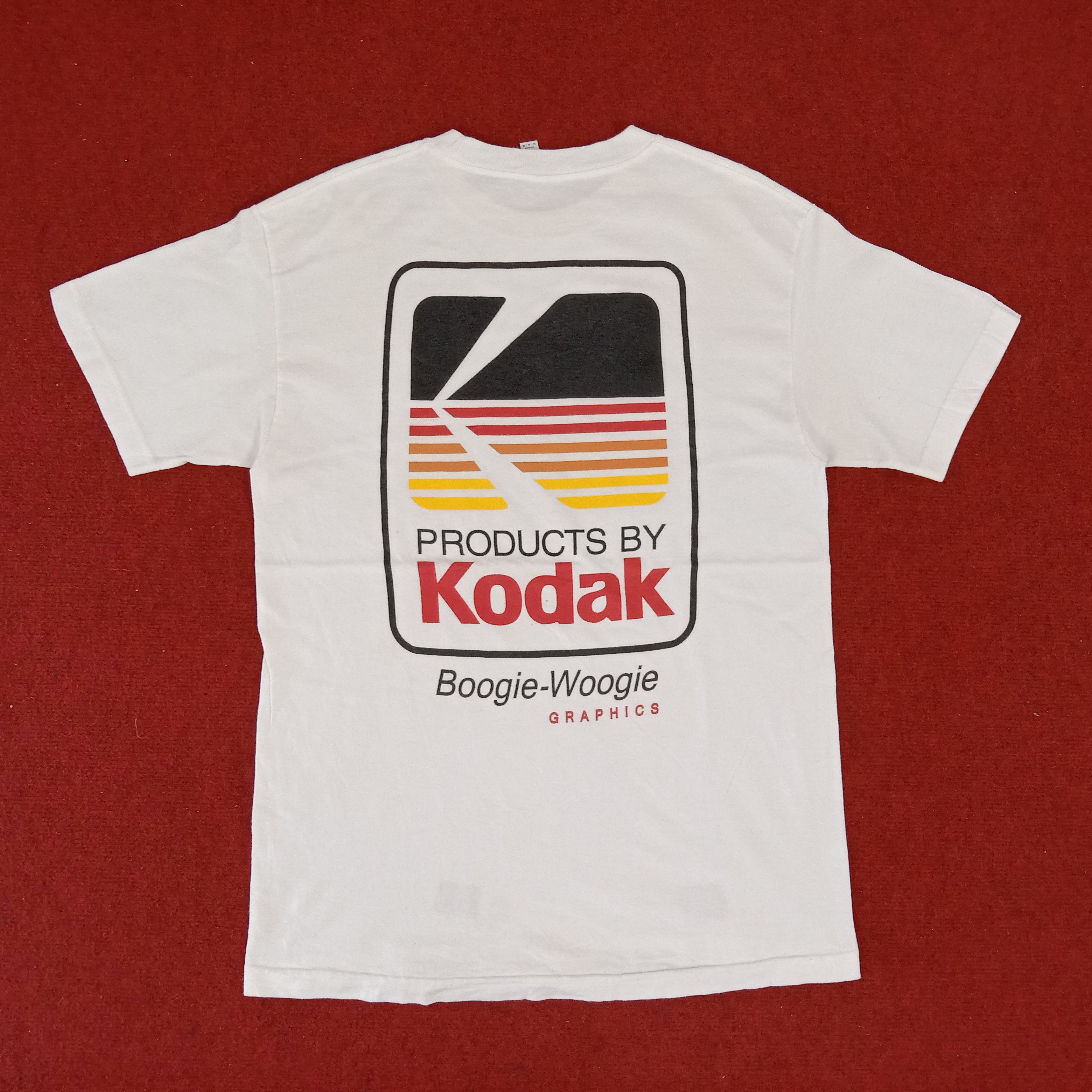 Kodak × Vintage Kodak Boogie Woogie Back Big Logo Design Tshirt Size US M / EU 48-50 / 2 - 1 Thumbnail