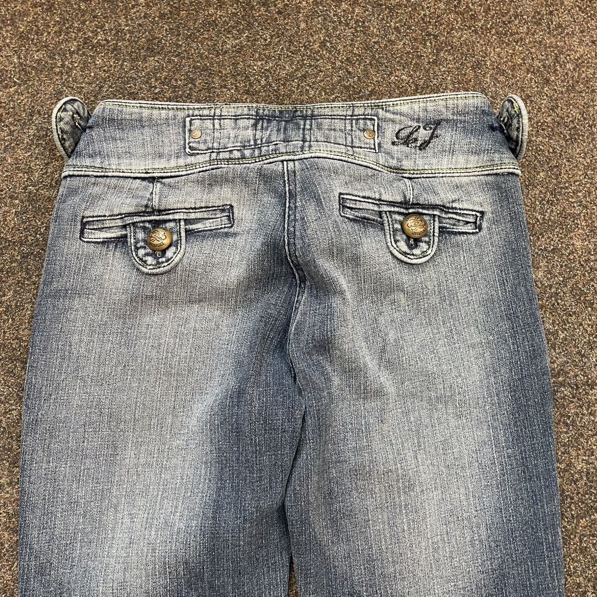 Vintage Vintage Y2K Pants Jeans 90s Archive Flared Size 32" / US 10 / IT 46 - 2 Thumbnail