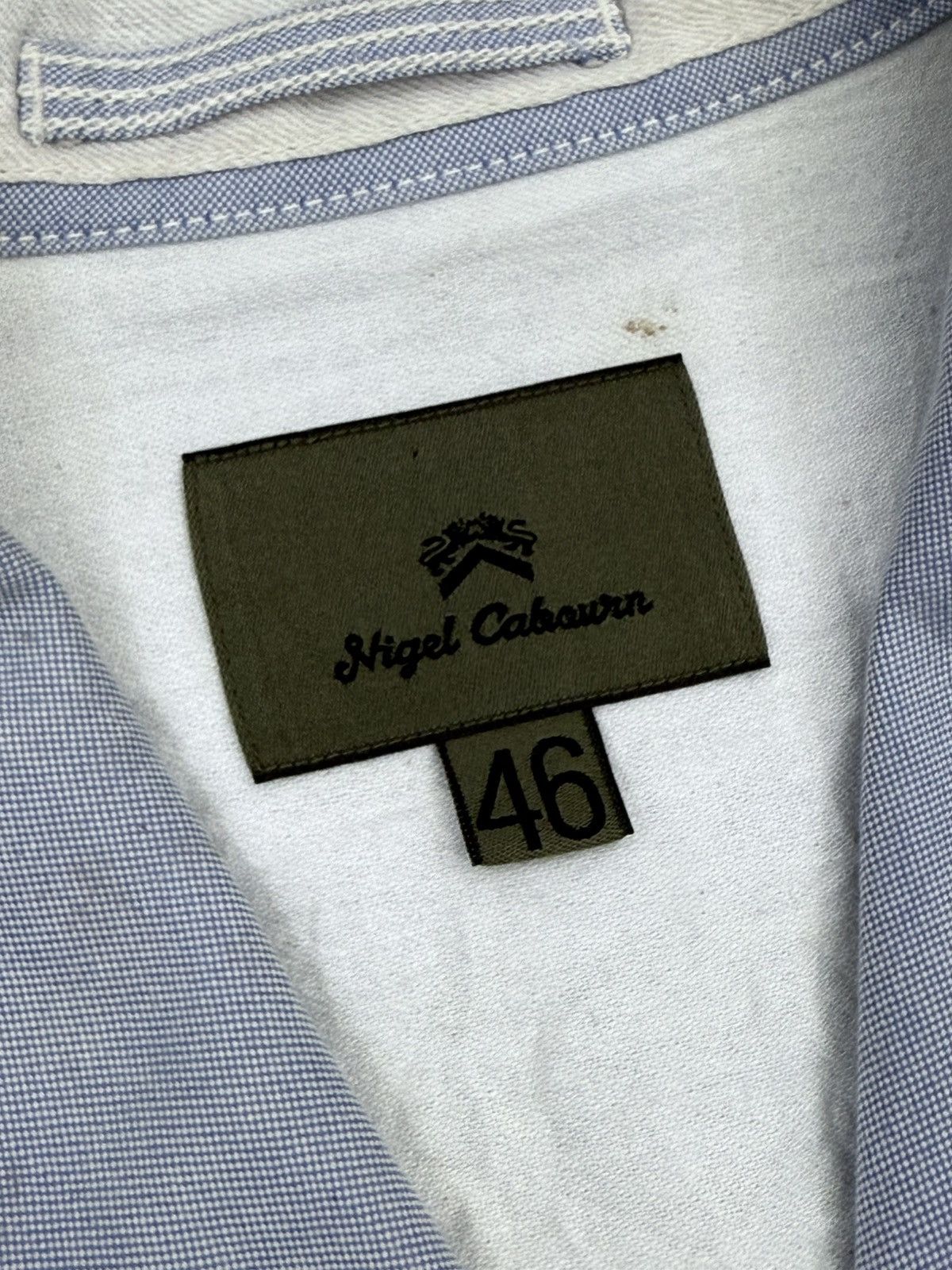 Nigel Cabourn Nigel Cabourn Multipockets Chambray Selvedge Light Jacket Size US S / EU 44-46 / 1 - 8 Thumbnail