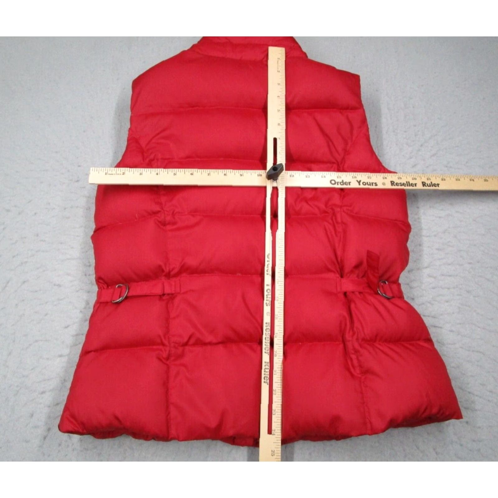 Eddie Bauer Eddie Bauer Vest Women Large Red Premium Down Puffer Full Zip Quilted Gorpcore Shirt? Size L / US 10 / IT 46 - 6 Thumbnail