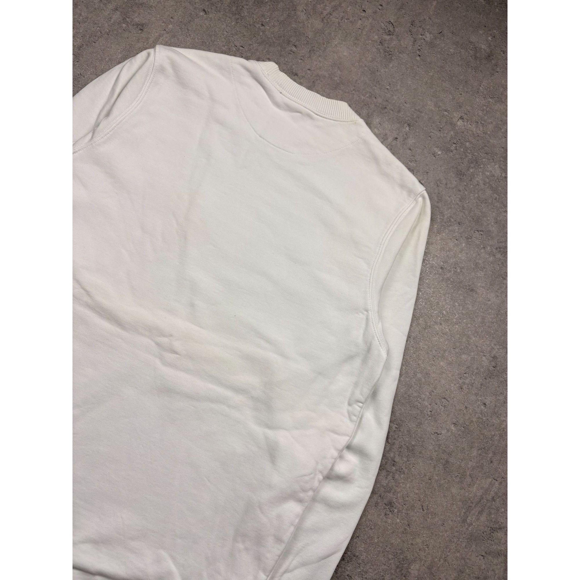 Diesel Diesel Mens White Sweatshirt With Neon Accents Size S Cotton Size US S / EU 44-46 / 1 - 9 Thumbnail