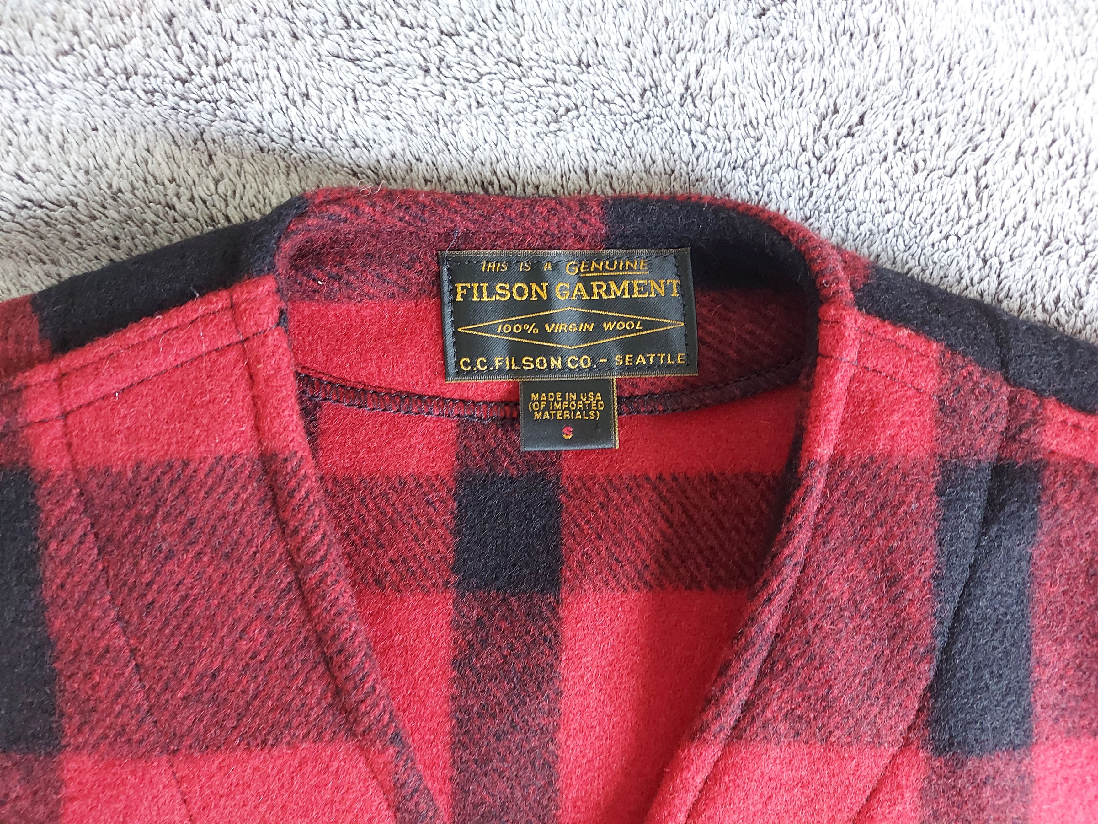 Filson Filson Mackinaw wool vest - size S (fits M) Size US S / EU 44-46 / 1 - 4 Thumbnail