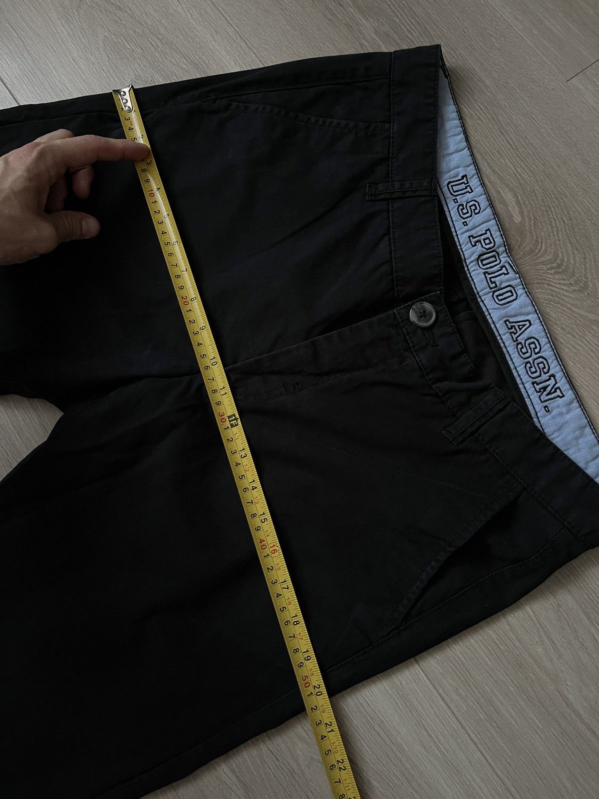 U.S. Polo Assn. Vintage us polo assn chino pants black trousers 32 Size US 32 / EU 48 - 13 Thumbnail