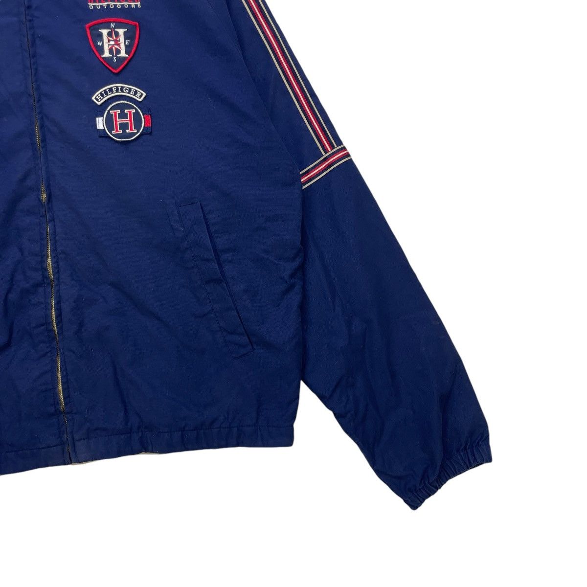 Tommy Hilfiger × Vintage 💥Vtg Tommy Hilfiger Outdoor Zipper Jacket Size US M / EU 48-50 / 2 - 7 Thumbnail