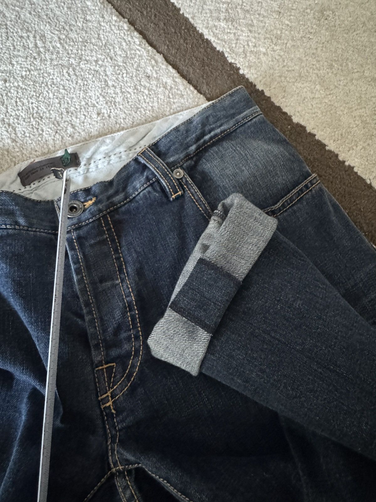 Helmut Lang Helmut Lang vintage produced in 1999 grey denim jeans pants Size US 32 / EU 48 - 12 Thumbnail
