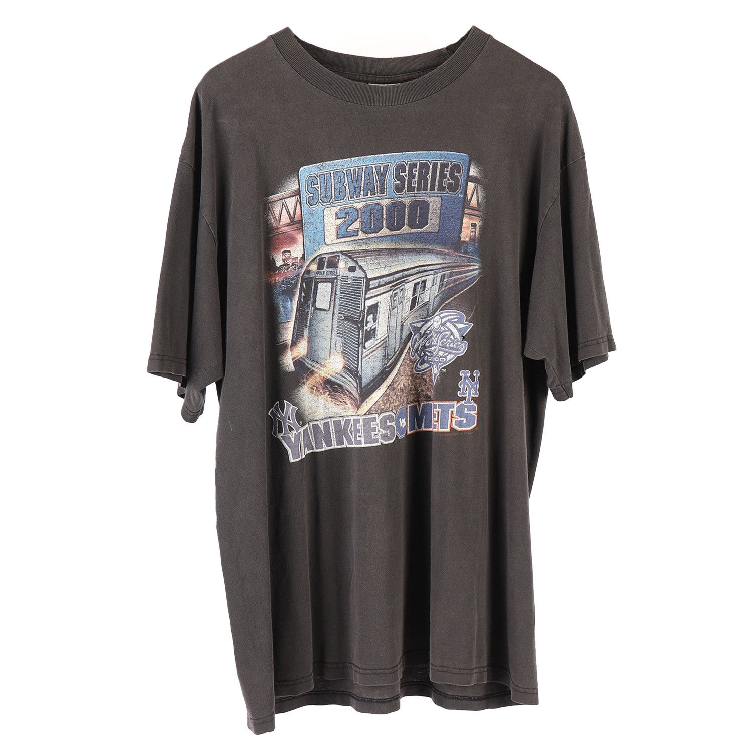 Vintage Subway Series 2000 Tee Yankees Vs Mets Size US XL / EU 56 / 4 - 1 Thumbnail