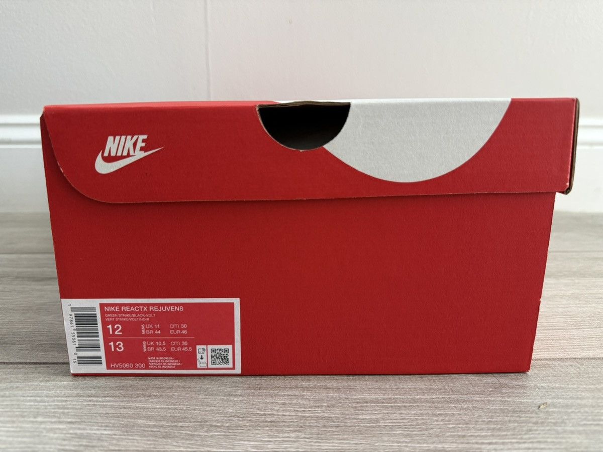 Nike Nike ReactX Rejuven8 Green Strike Black Volt Slip-On Sz 12 Size US 12 / EU 45 - 11 Thumbnail