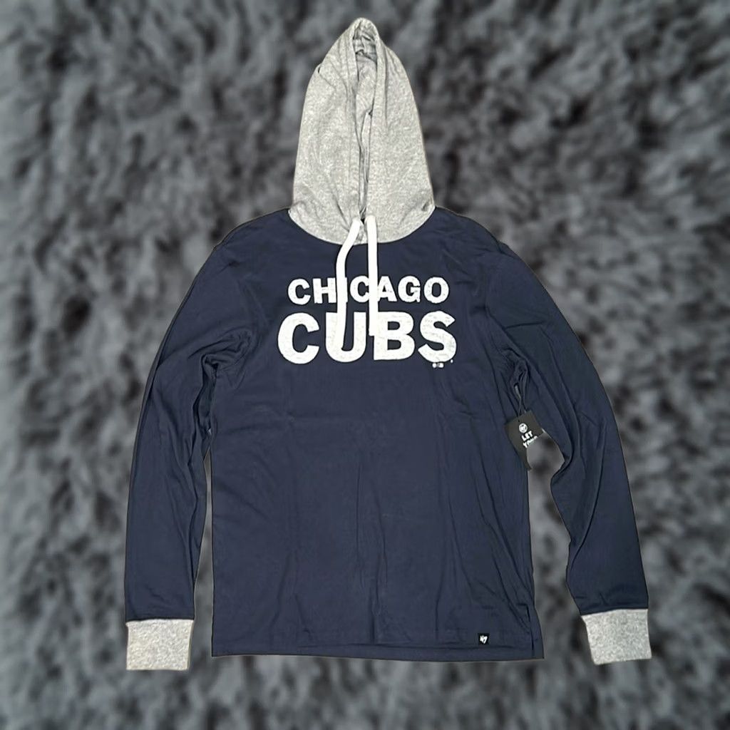 47 47 Brand Chicago Cubs Hoodie Tee Long Sleeve Small Men Size US S / EU 44-46 / 1 - 1 Thumbnail