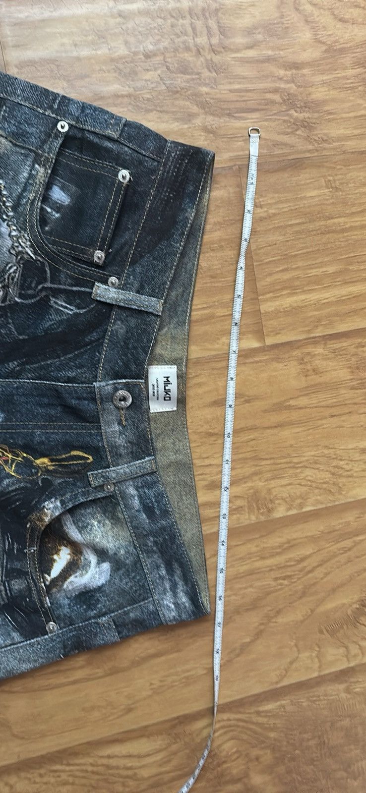 Japanese Brand Japanese style / Trompe L’Oeil style Denim shorts Size US 32 / EU 48 - 3 Thumbnail