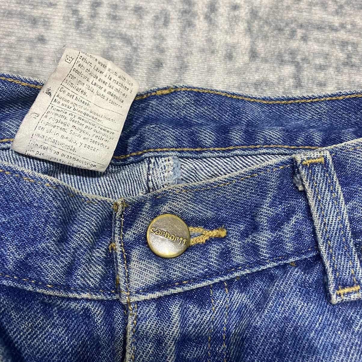 Carhartt × Vintage Sick☠️ Carhartt Workwear Denim Jeans 90s Size US 35 - 9 Thumbnail