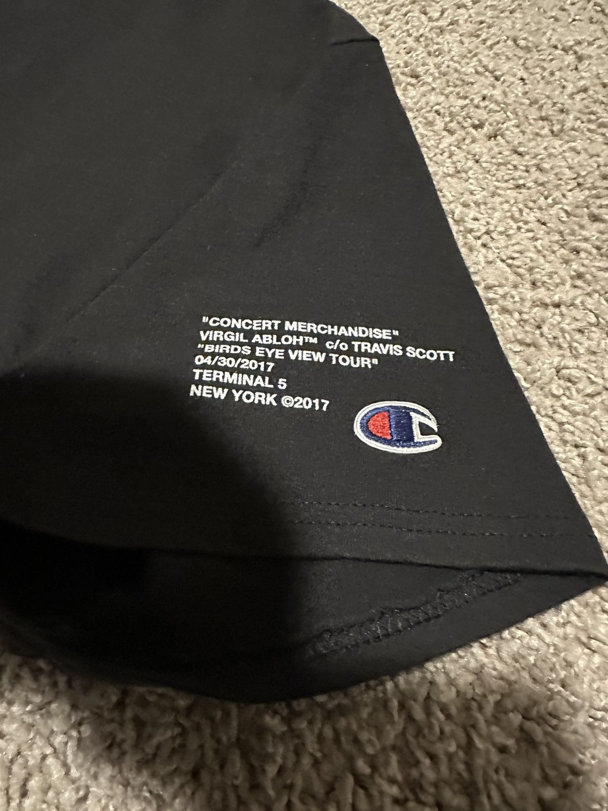 Travis Scott × Virgil Abloh Travis Scott Virgil Abloh T-shirt MERCHANDISE Terminal 5 Size US L / EU 52-54 / 3 - 4 Thumbnail