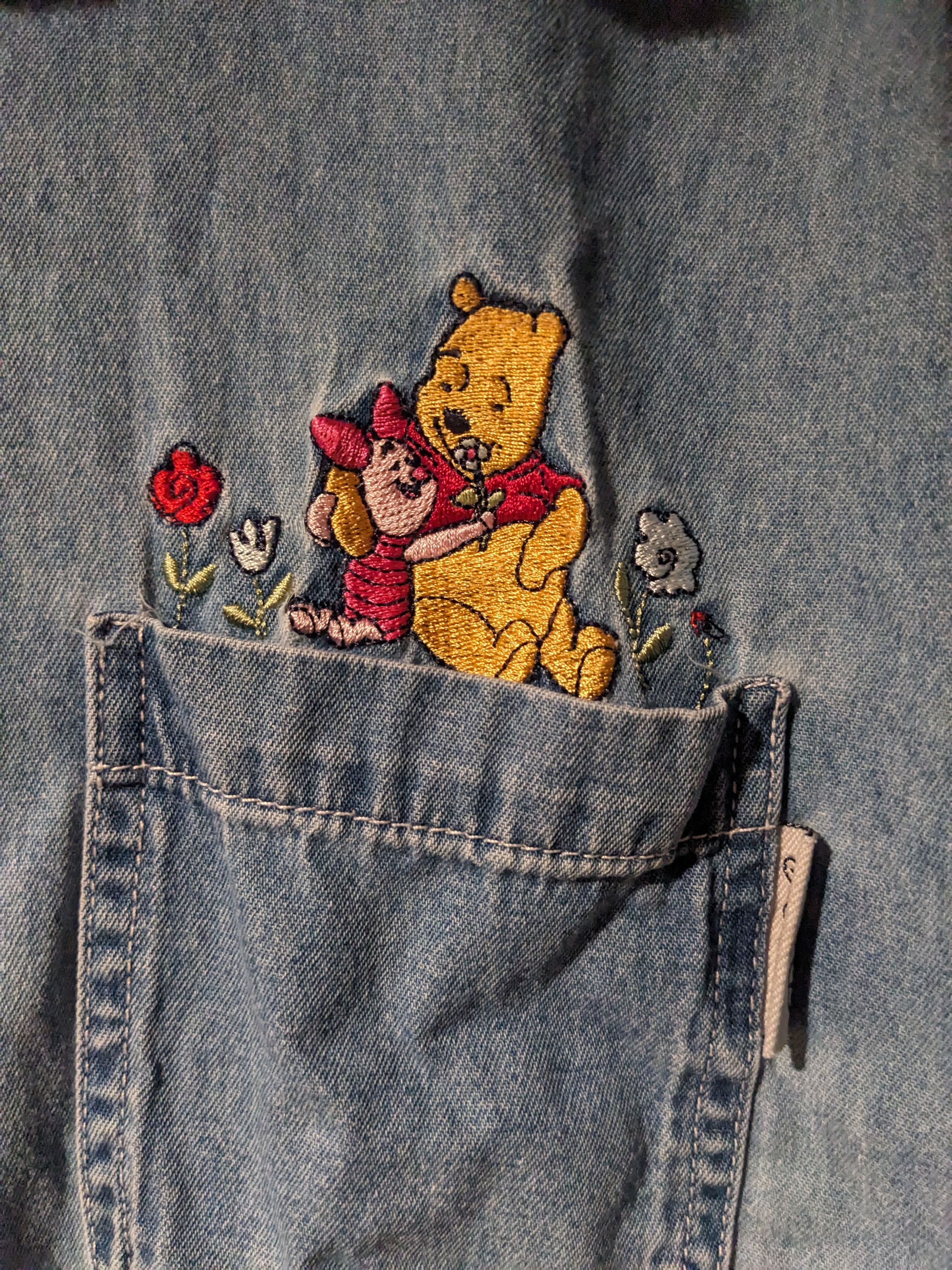 Disney × Vintage Vintage 90s Winnie the Pooh Tigger 22W Button Up Shirt Size XXL / US 16-18 / IT 52-54 - 2 Thumbnail