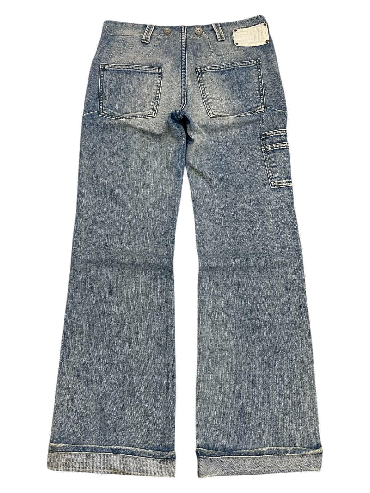 Diesel Diesel Purly Wide Leg Flare Old Money Italian Style Size US 29 - 2 Thumbnail