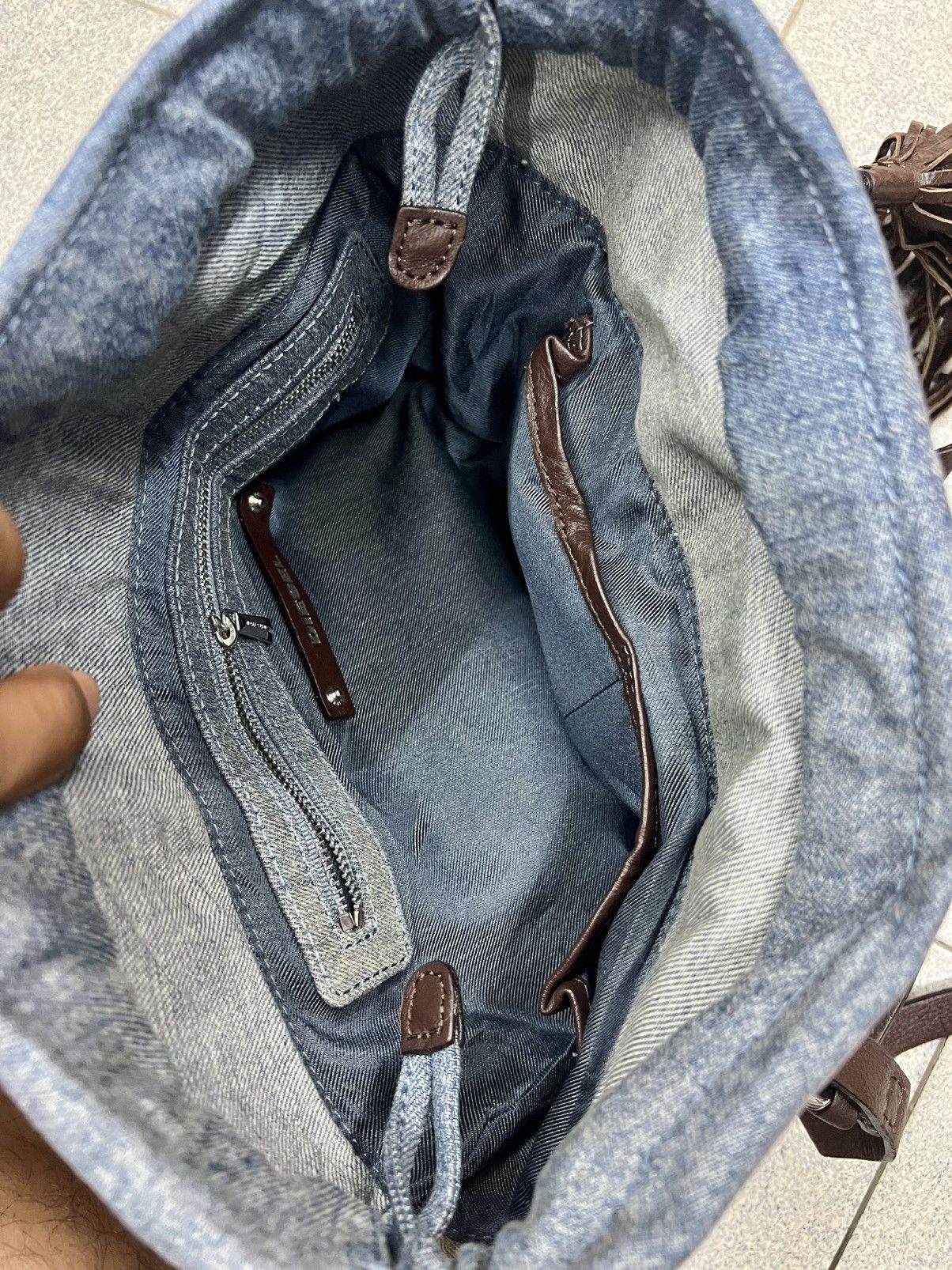 Diesel Diesel Tassel Detail Straw 2 Way Shoulder Bag Size ONE SIZE - 10 Thumbnail
