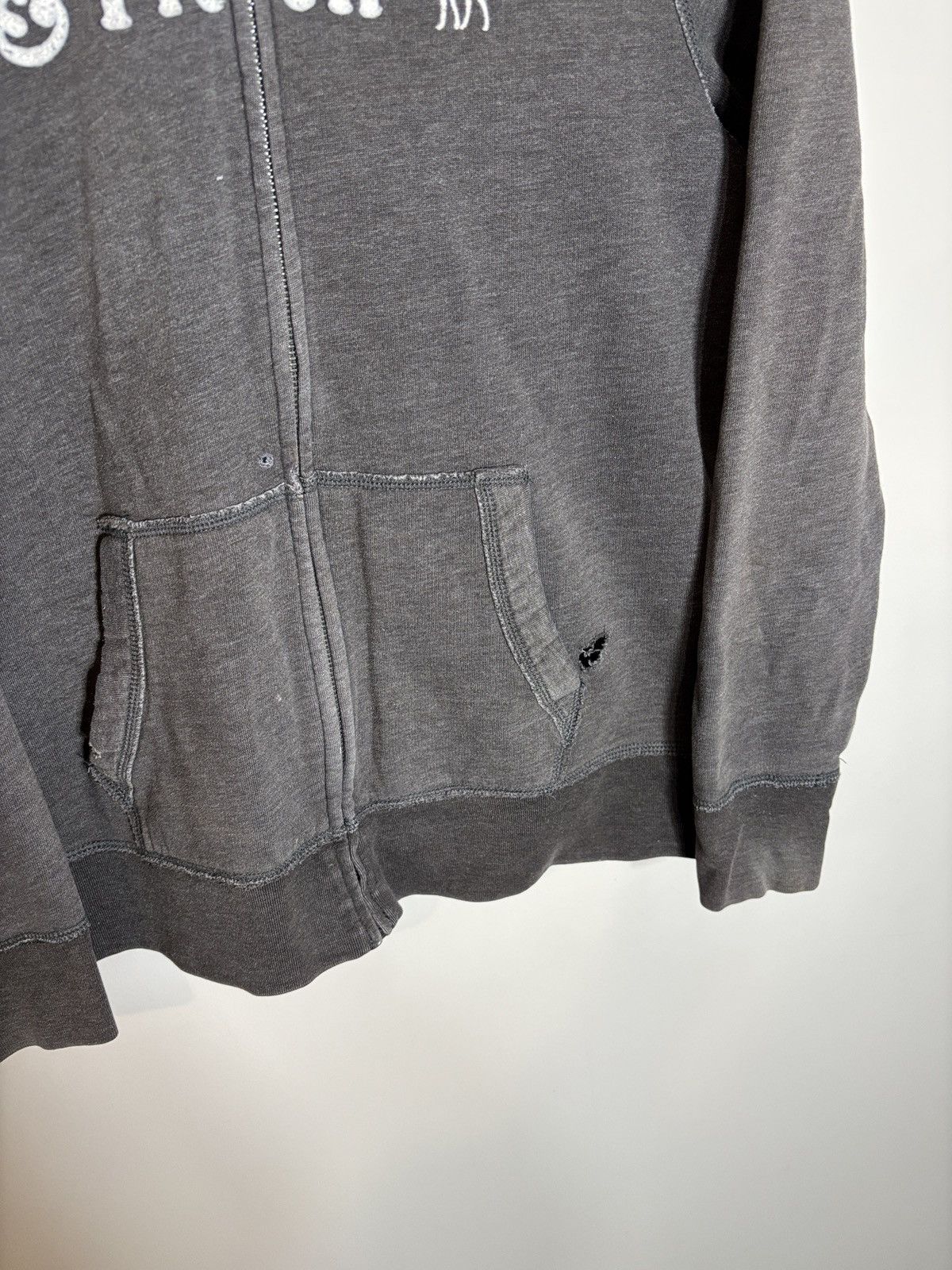 Abercrombie & Fitch Vintage Abercrombie Fitch Full Zip Hoodie Y2K Distressed XL Size XL / US 12-14 / IT 48-50 - 2 Thumbnail