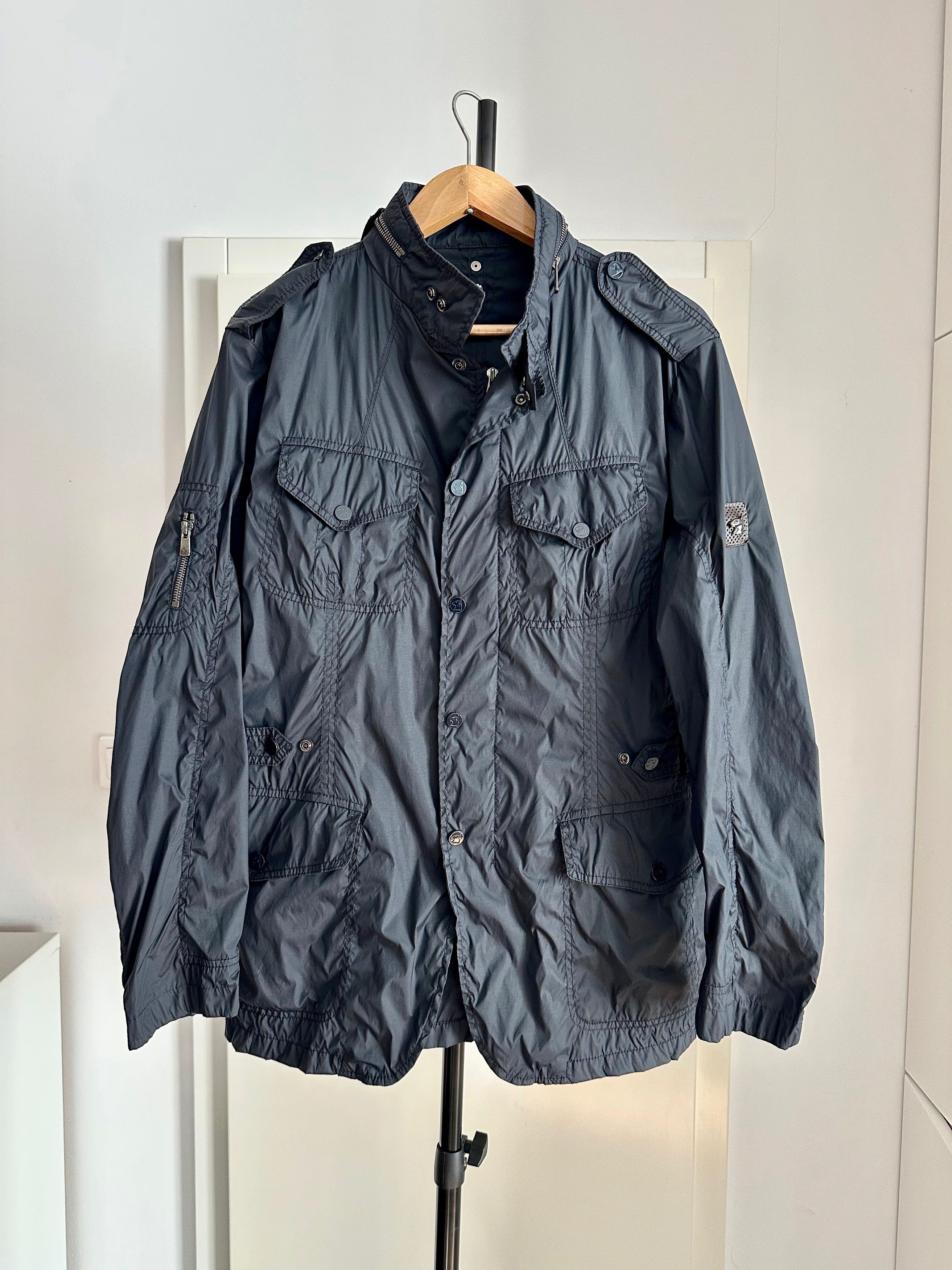 Montecore Montecore light jacket navy blue hooded windbreaker Size US M / EU 48-50 / 2 - 3 Thumbnail