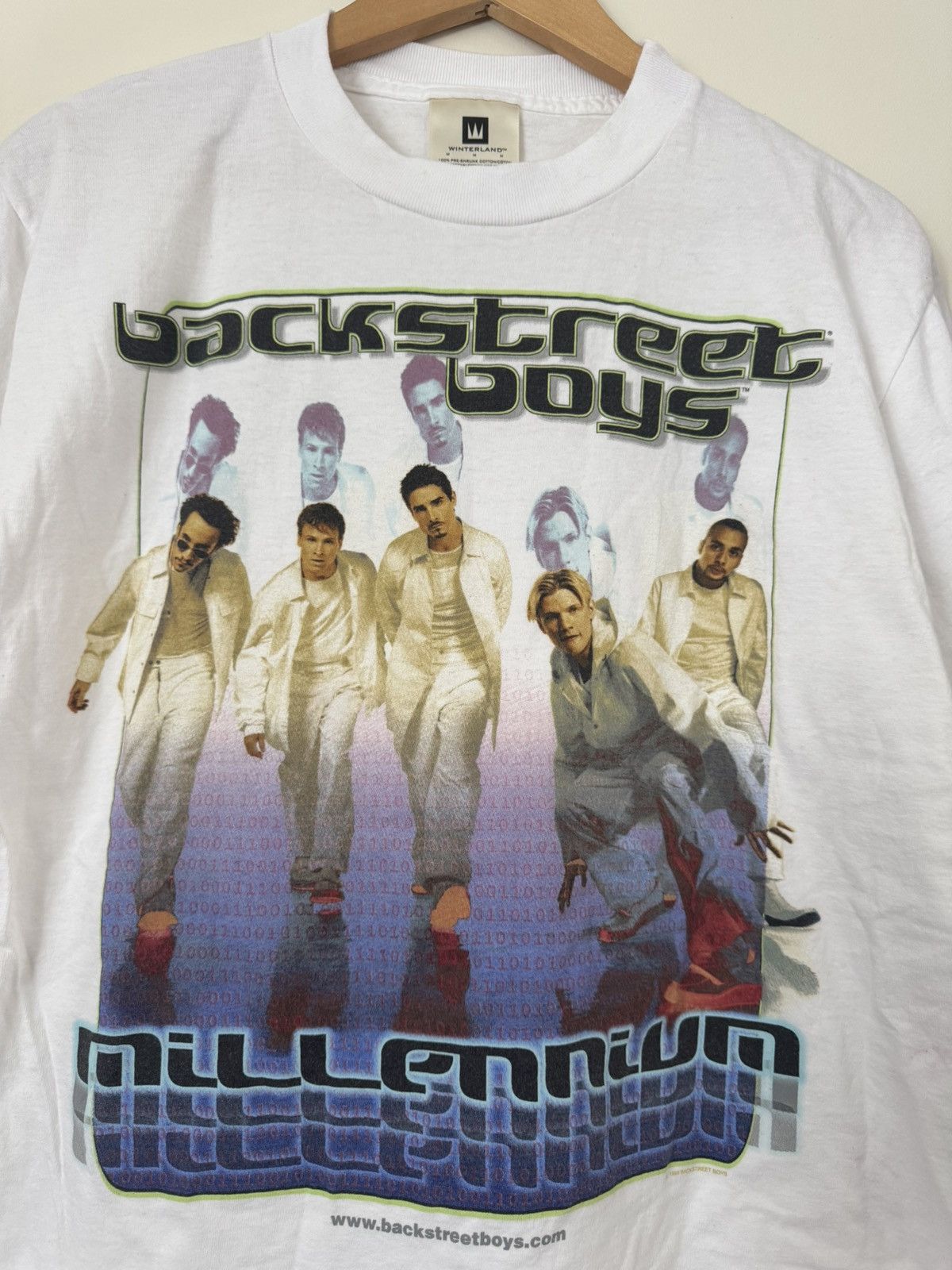 Hanes × Vintage Backstreet boys 1998 tour tee (balenciaga