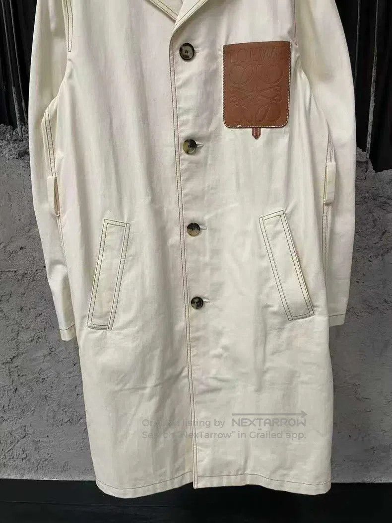 Loewe Loewe Leather-trimmed trench coat Size US S / EU 44-46 / 1 - 4 Thumbnail