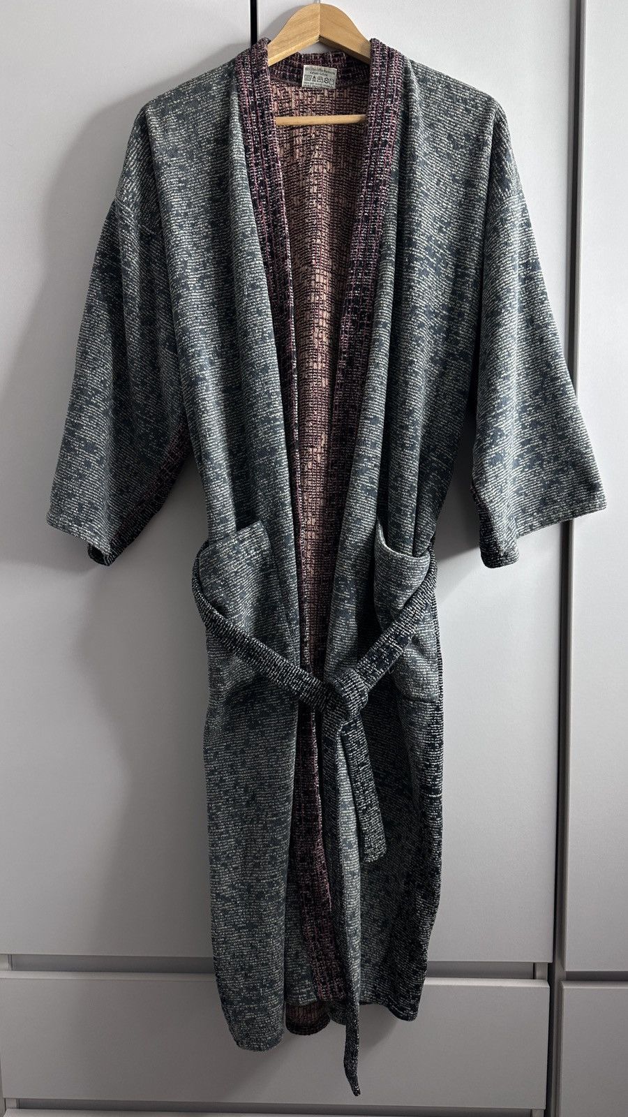 Vintage Lanvin Paris Toweling(TerryCloth)Robe Made in France