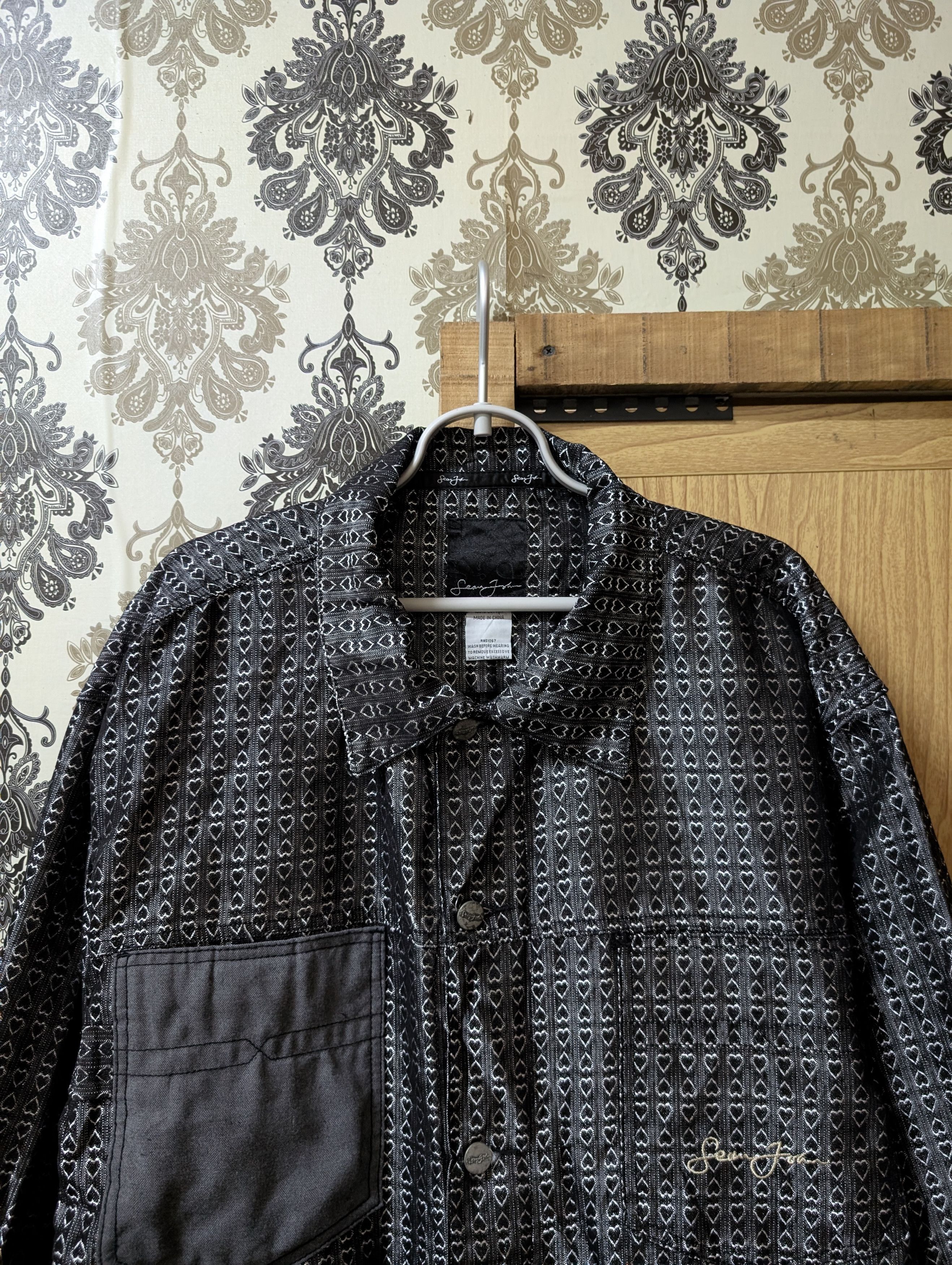 Sean John Vintage Y2K Sean John Jacket Heart Monogram Suit Size US XXL / EU 58 / 5 - 8 Thumbnail
