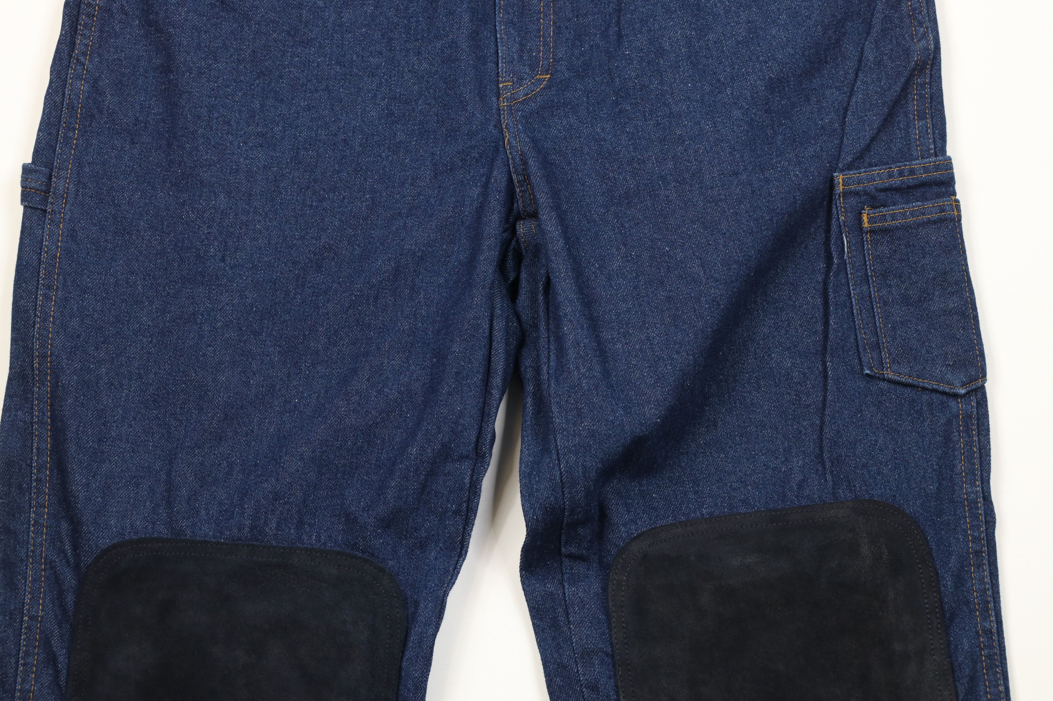 Vintage Deadstock Vintage 90s Padded Denim Jeans Workwear USA Size US 38 / EU 54 - 3 Thumbnail