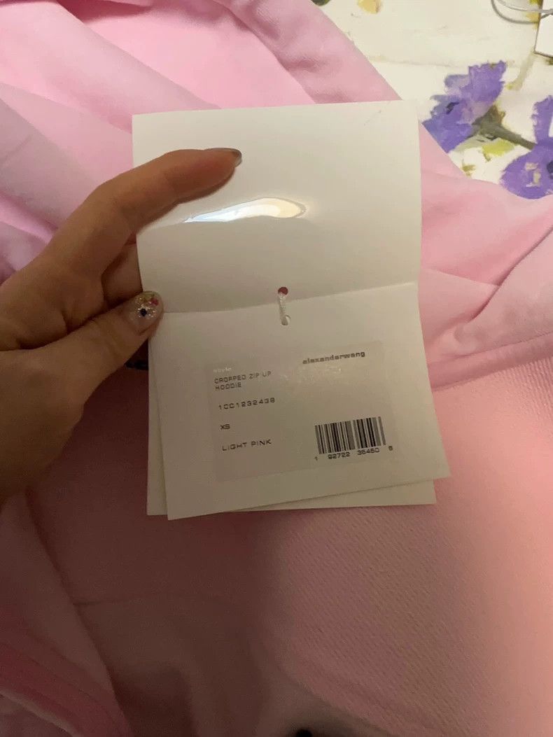 Alexander Wang Alexander Wang Pink Zip-Up Hoodie XS- Size XS / US 0-2 / IT 36-38 - 5 Thumbnail