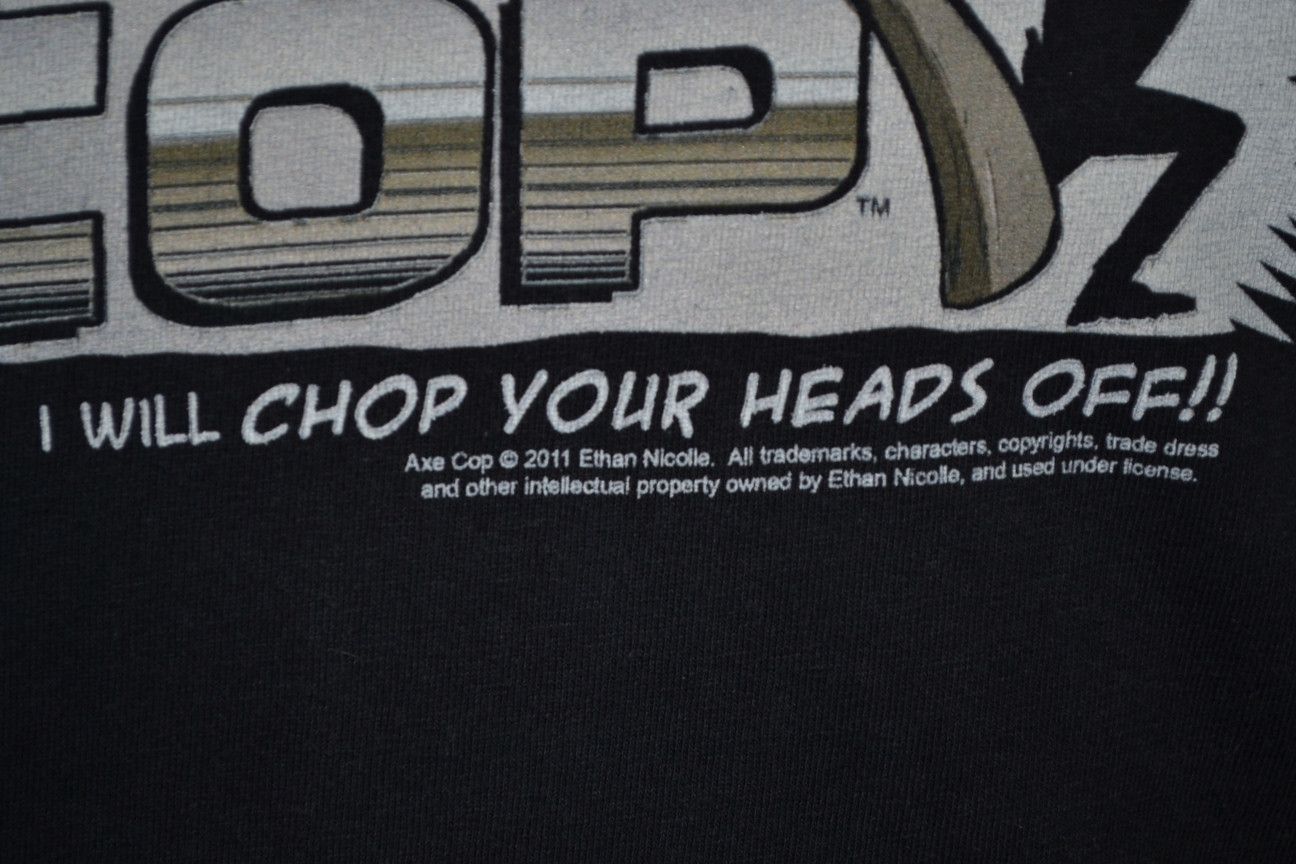 Cartoon Network × Vintage Vintage 2011 Axe Cop TV Series tee t-shirt M Size US M / EU 48-50 / 2 - 5 Thumbnail