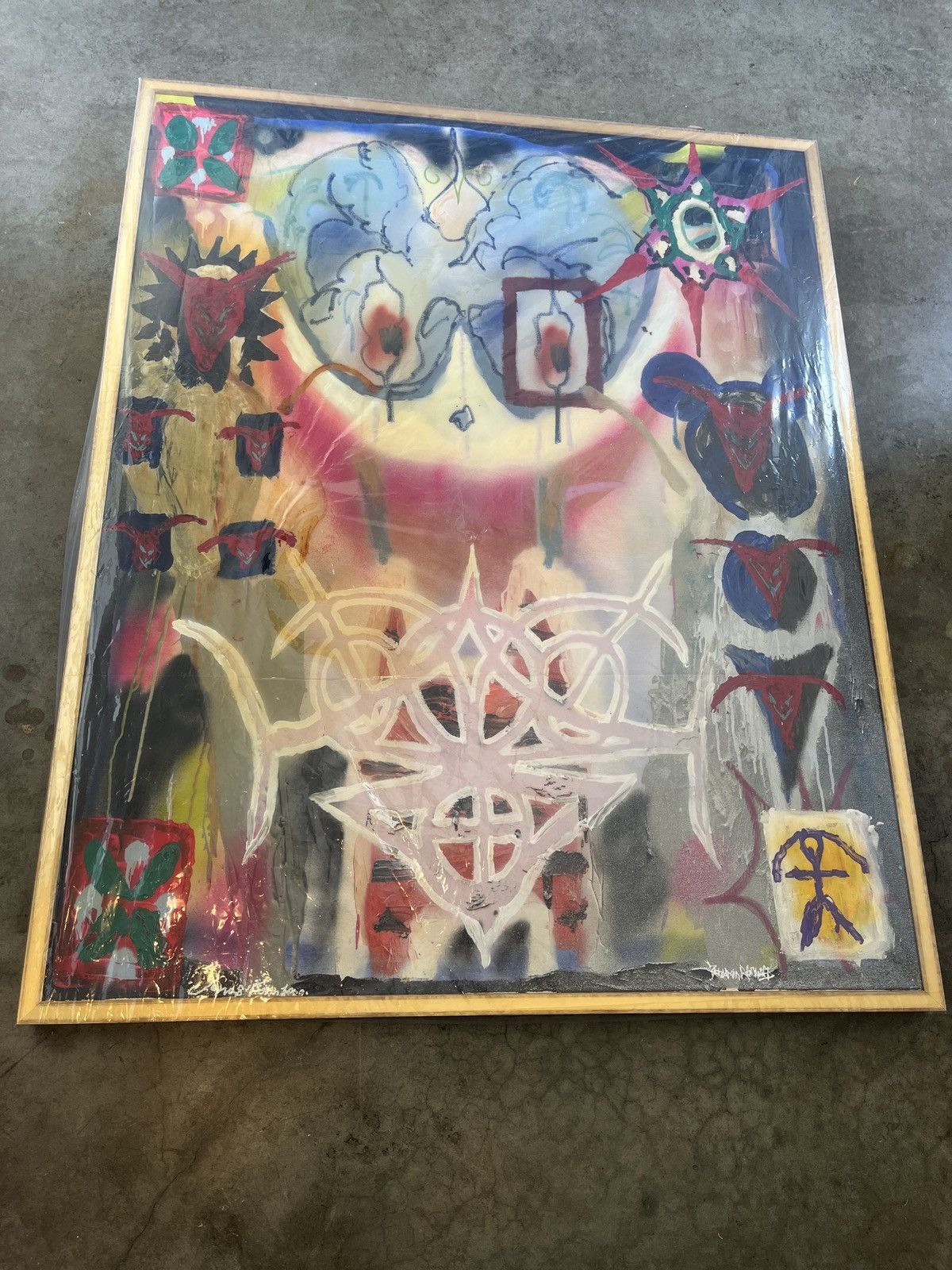 Drain Gang Benjamin Reichwald x Jonas Rönnberg “MBK STE” Painting Size ONE SIZE - 2 Thumbnail