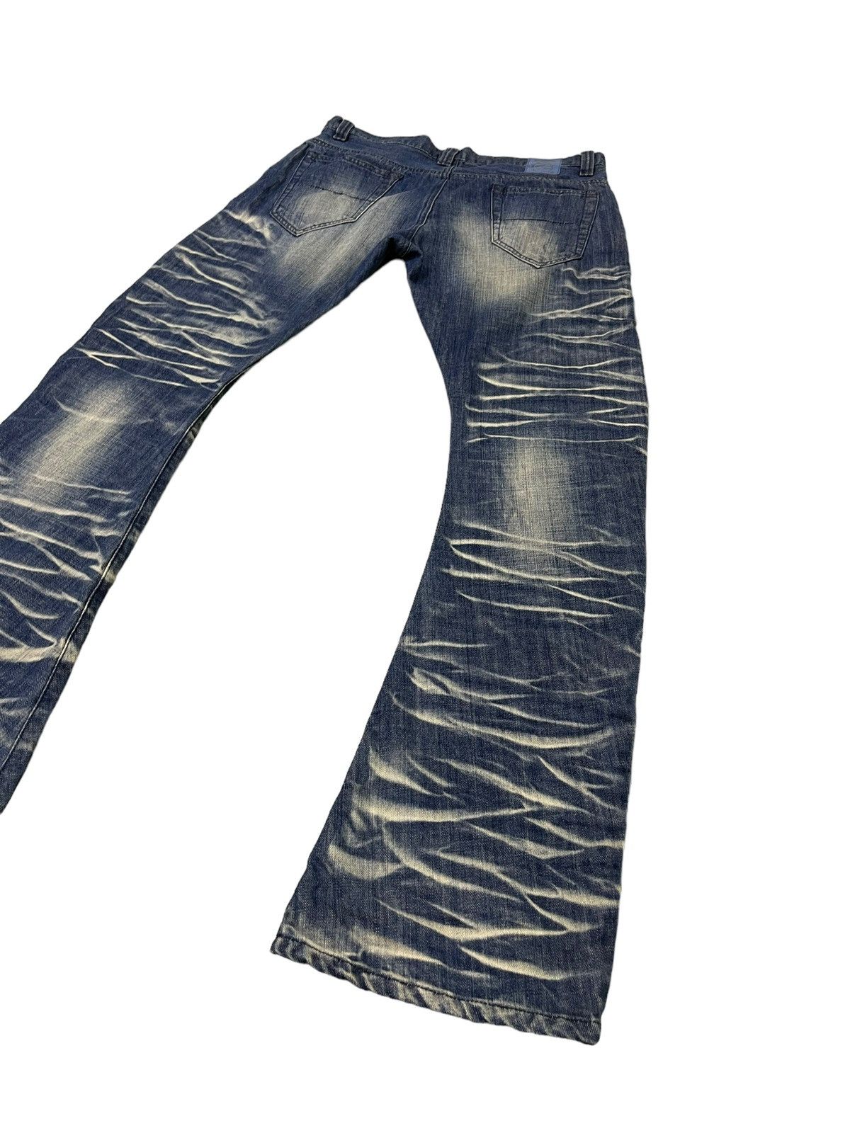 Japanese Brand Flare Jeans Buffalo Bobs Banana Curv Low Rise Boot Cut 8🟦0 Size US 35 - 14 Thumbnail
