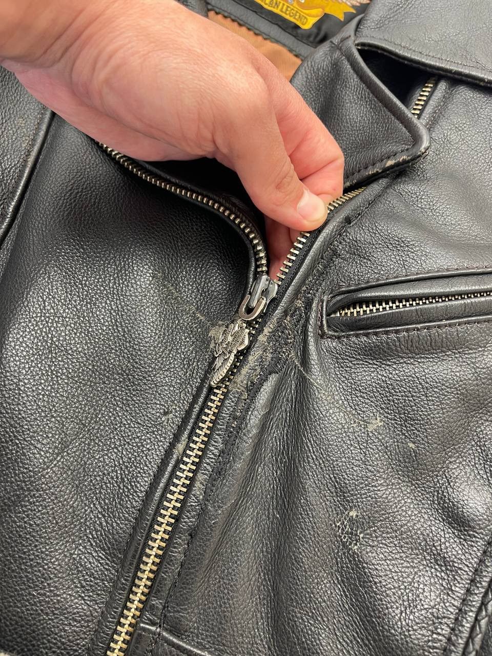 Harley Davidson Harley Davidson Vintage Leather Jacket Size S / US 4 / IT 40 - 7 Thumbnail
