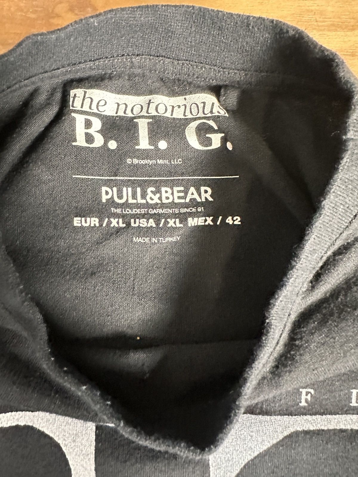 Other The Notorious BIG Pull&Bear black t-shirt Size US XL / EU 56 / 4 - 3 Thumbnail