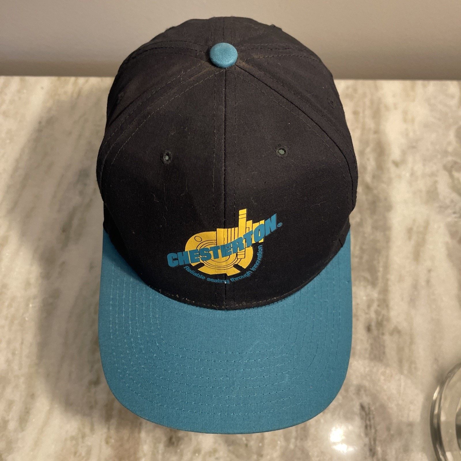 Vintage Vtg Chesterton Hat Vintage Black Teal Snapback Trucker Cap Size ONE SIZE - 5 Thumbnail