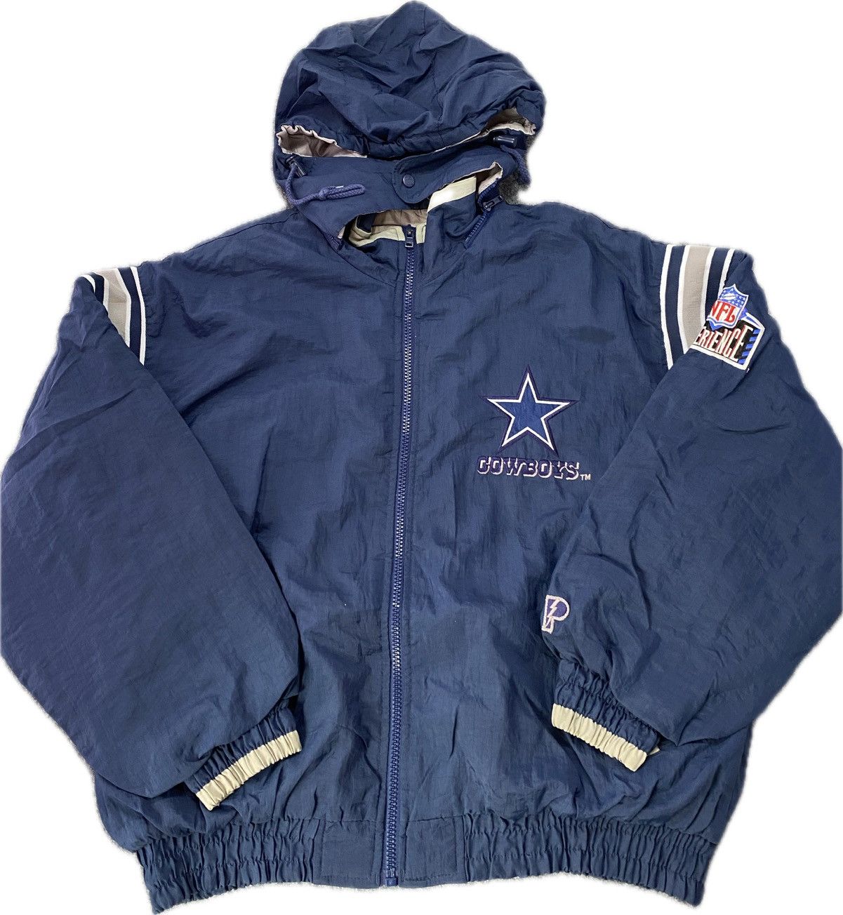 Pro Player 🔥90's Dallas Cowboys Football Pro Player Zip Up Jacket Size US XL / EU 56 / 4 - 1 Thumbnail