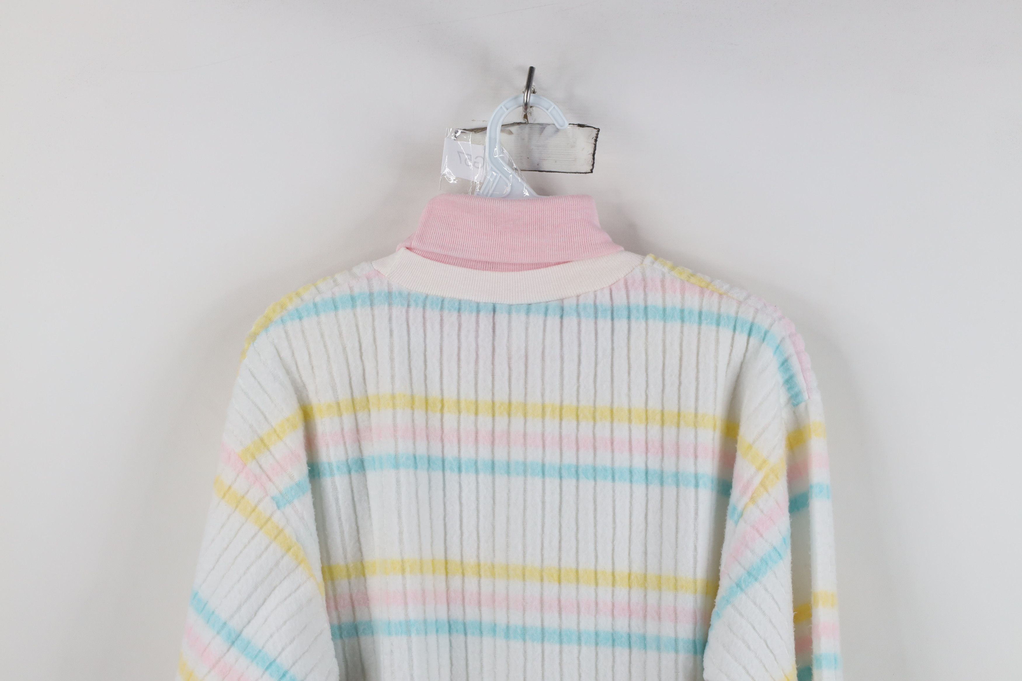 Vintage Vintage 90s Streetwear Fleece Turtleneck Sweatshirt USA Size M / US 6-8 / IT 42-44 - 12 Thumbnail