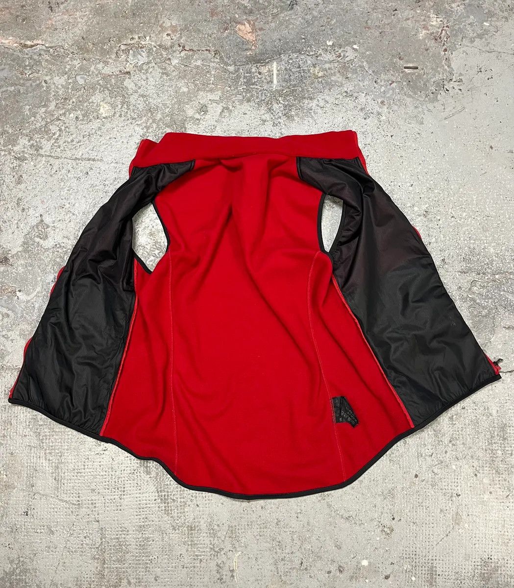 Prada 2000s Prada Red Linea Rossa Sleeveless Polar Fleece Vest Size US L / EU 52-54 / 3 - 6 Thumbnail