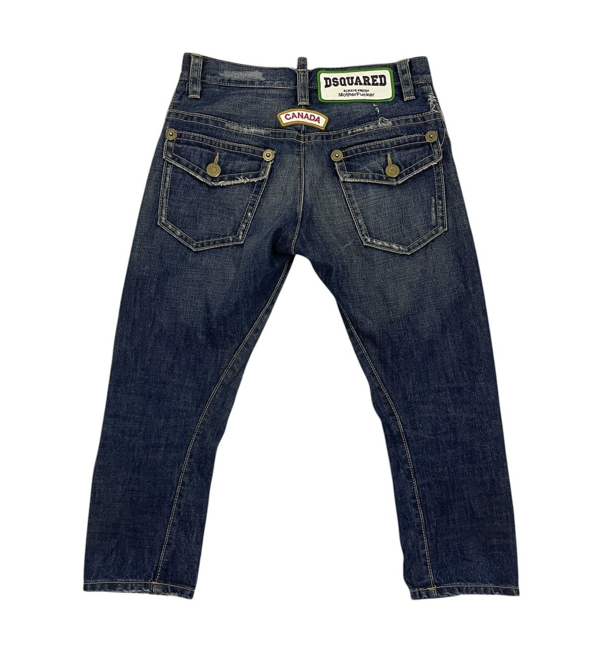 Dsquared2 Distress Dsquared2 3Q/Short Jeans Pant Made in Italy Size US 31 - 2 Thumbnail
