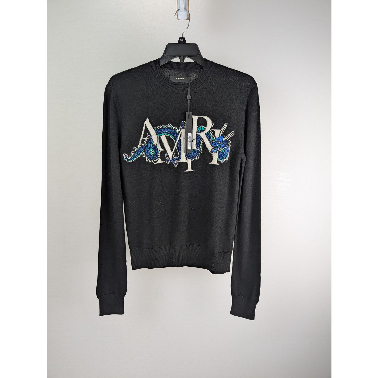 Amiri o1rshd1 CNY Dragon Crewneck Sweatshirt in Black Size US XL / EU 56 / 4 - 1 Thumbnail