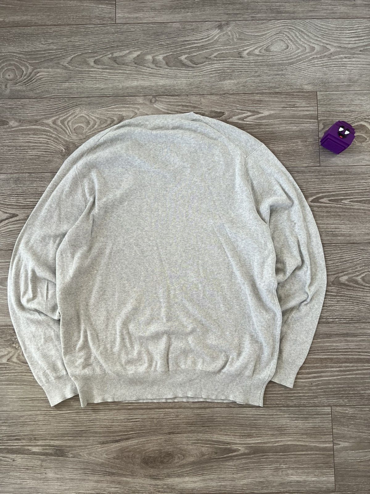 Designer ‼️POLO RALPH LAUREN KNIT LOGO PIMA COTTON V NECK SWEATER‼️ Size US XL / EU 56 / 4 - 13 Thumbnail