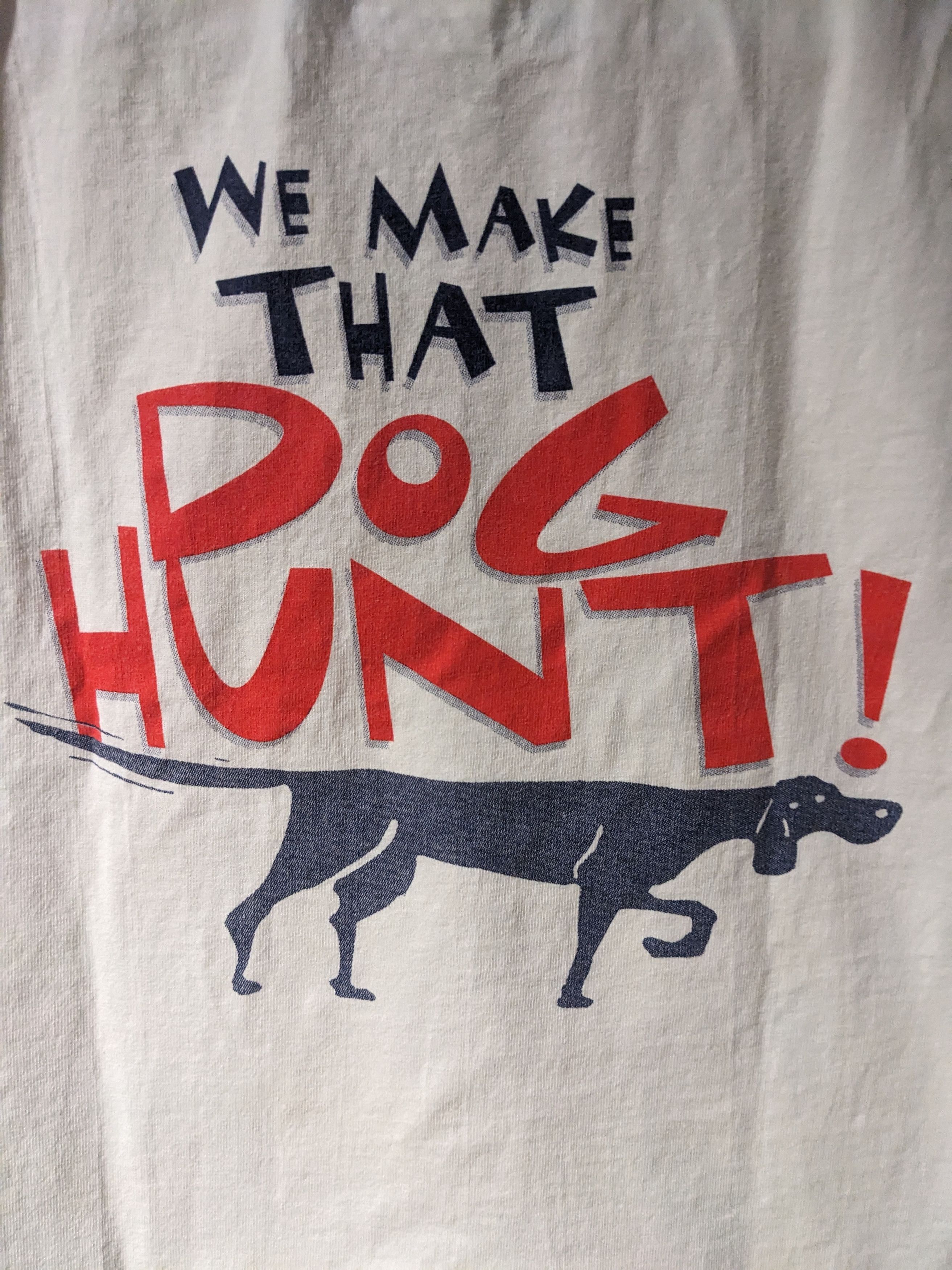 Vintage Vintage Nelco HVAC We Make That Dog Hunt White Large T-Shirt Size US L / EU 52-54 / 3 - 2 Thumbnail