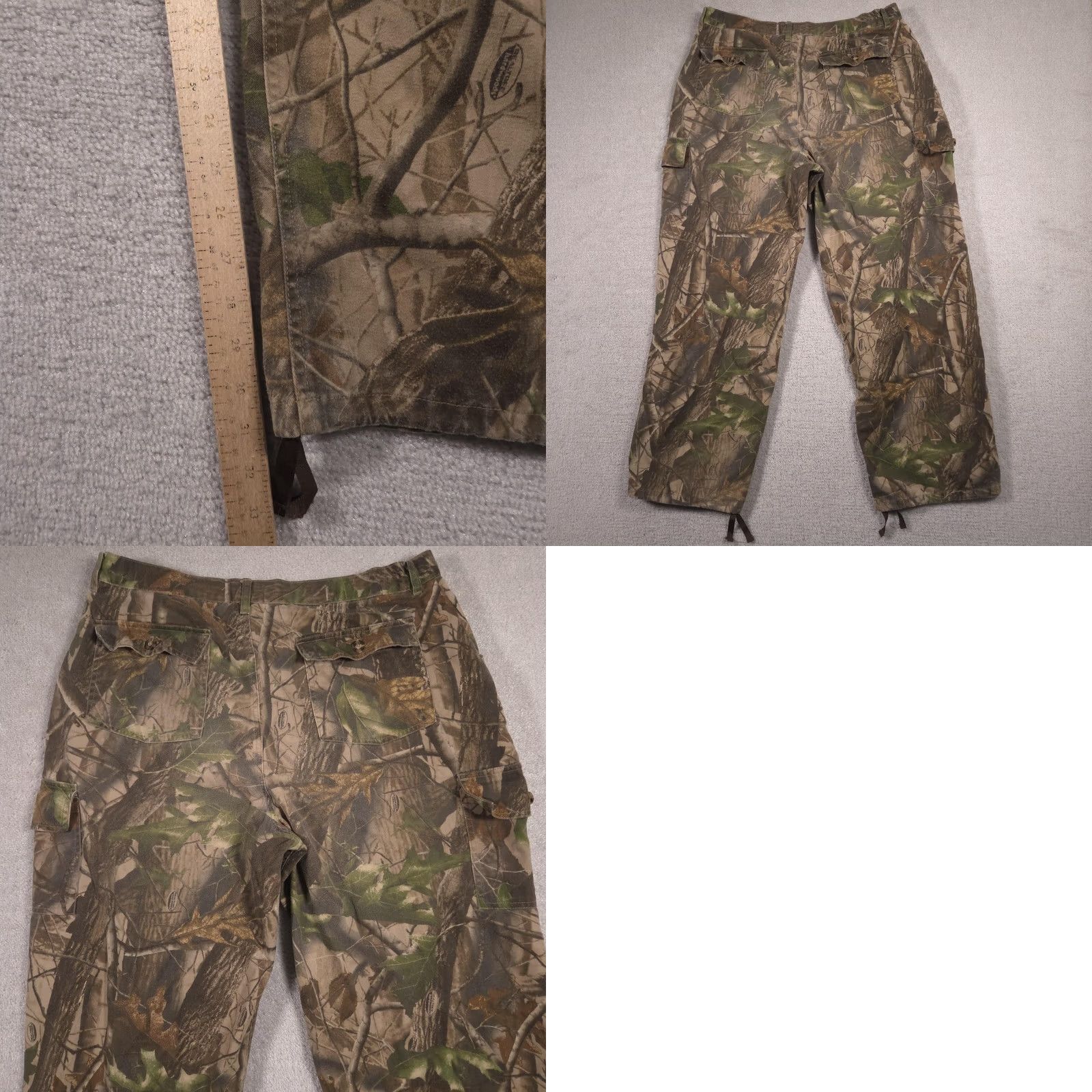 Realtree Spartan Outdoors Cargo Pants Mens 2XL Brown Realtree Camo Hunting Workwear Pants Size US 39 - 9 Thumbnail