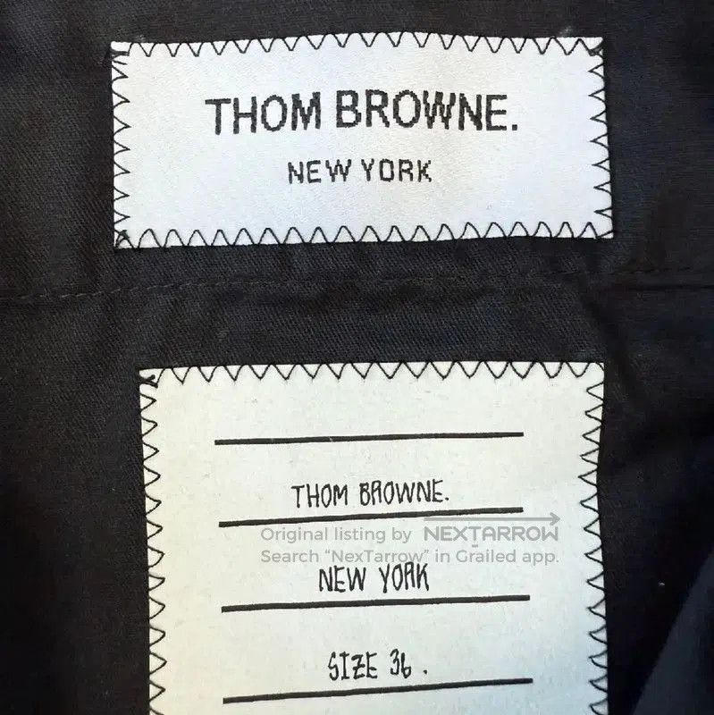Thom Browne Thom Browne Gray Wool Casual Pants . Size 24" / US 00 / IT 34 - 3 Thumbnail