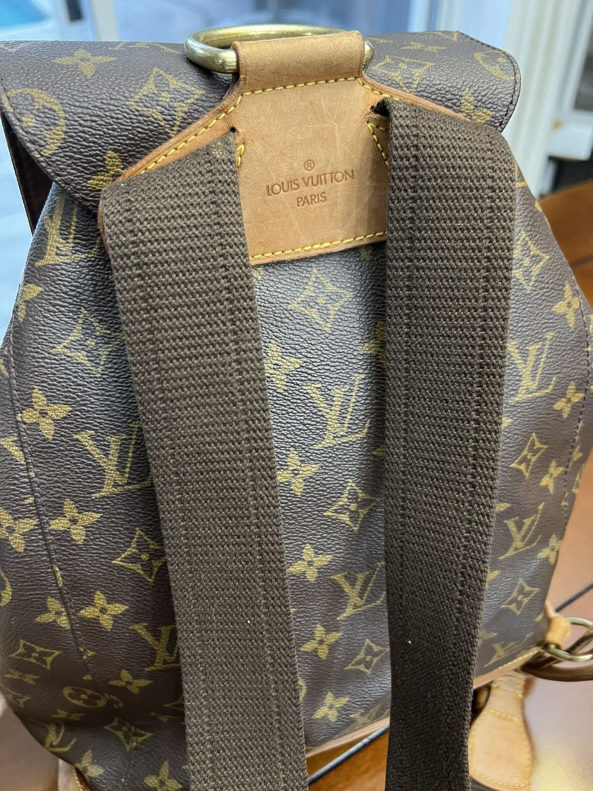 Louis Vuitton Louis Vuitton Montsouris GM Brown Canvas Backpack Size ONE SIZE - 5 Thumbnail