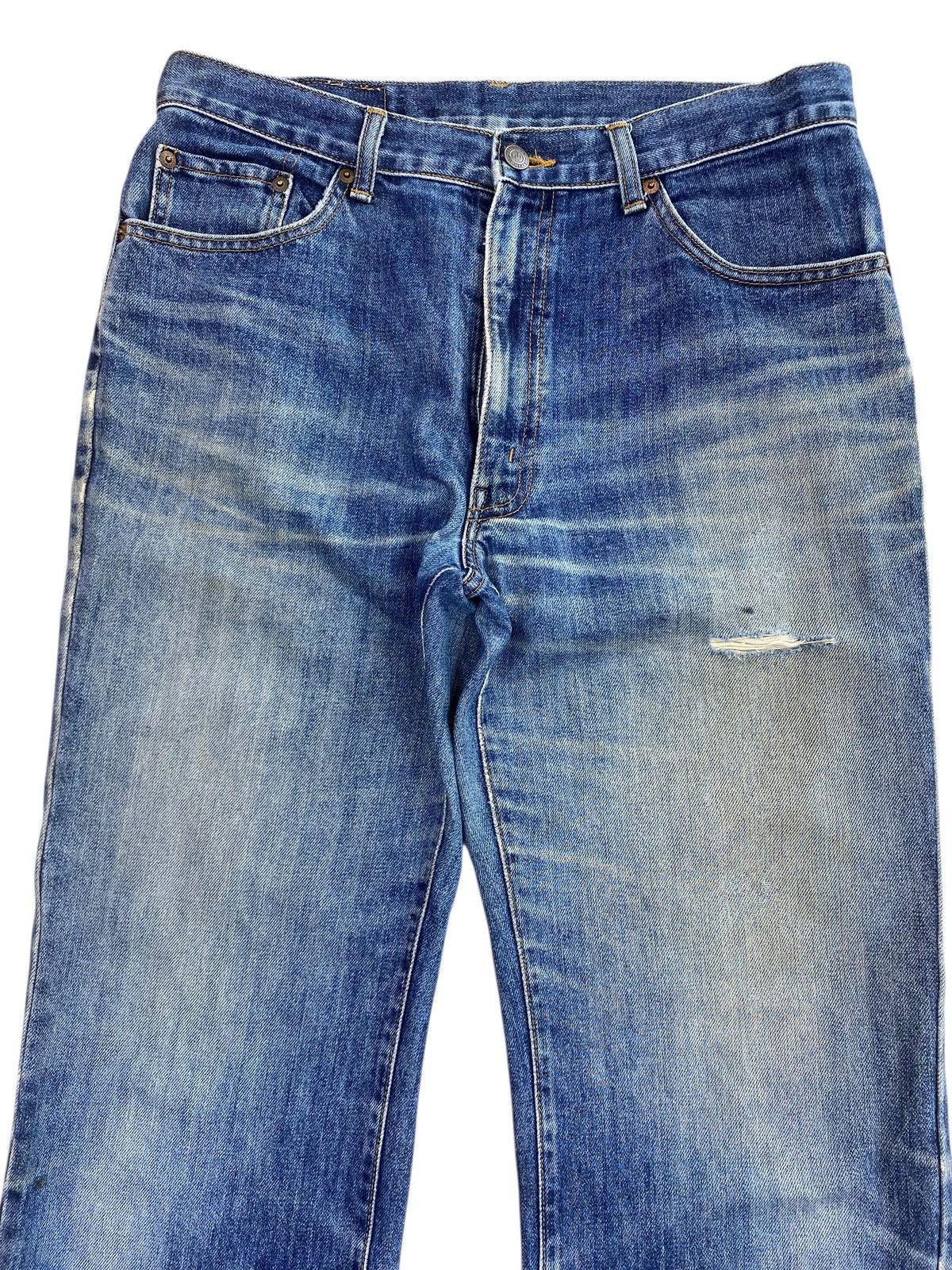 Japanese Brand Japanese Brand Whiskers Faded Wash Style Loose Jeans Size US 32 / EU 48 - 2 Thumbnail